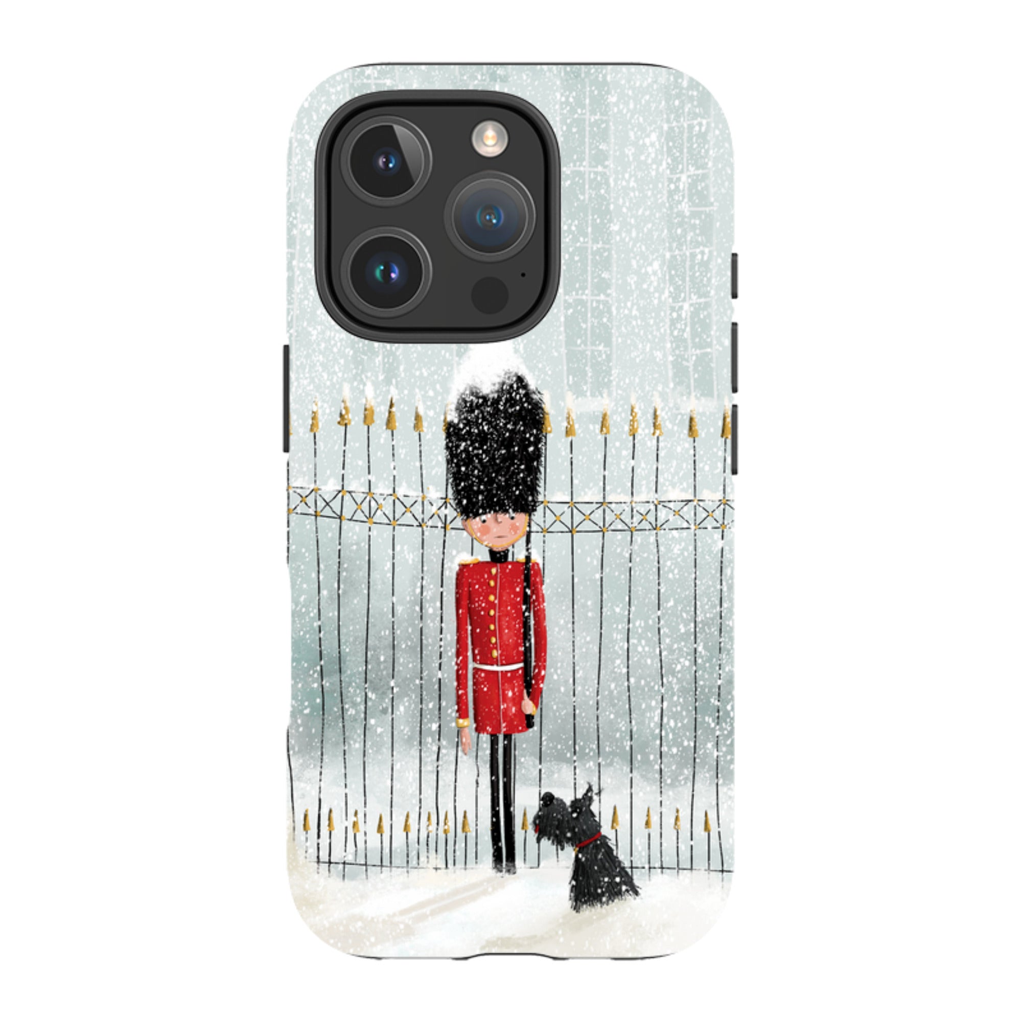 iPhone Tough Case - London In Snow By Maja Lindberg