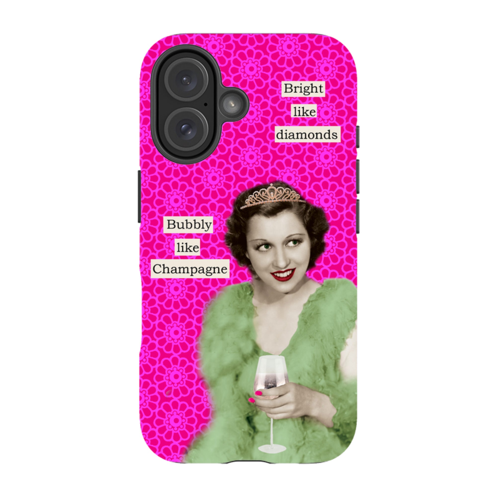 iPhone Tough Case - Bright Like Diamonds By Clare Jordan