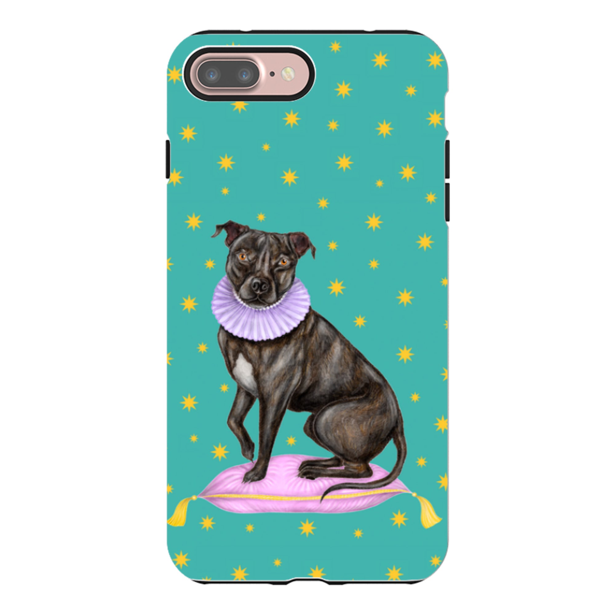 iPhone Tough Case - Staffy By Catherine Rowe
