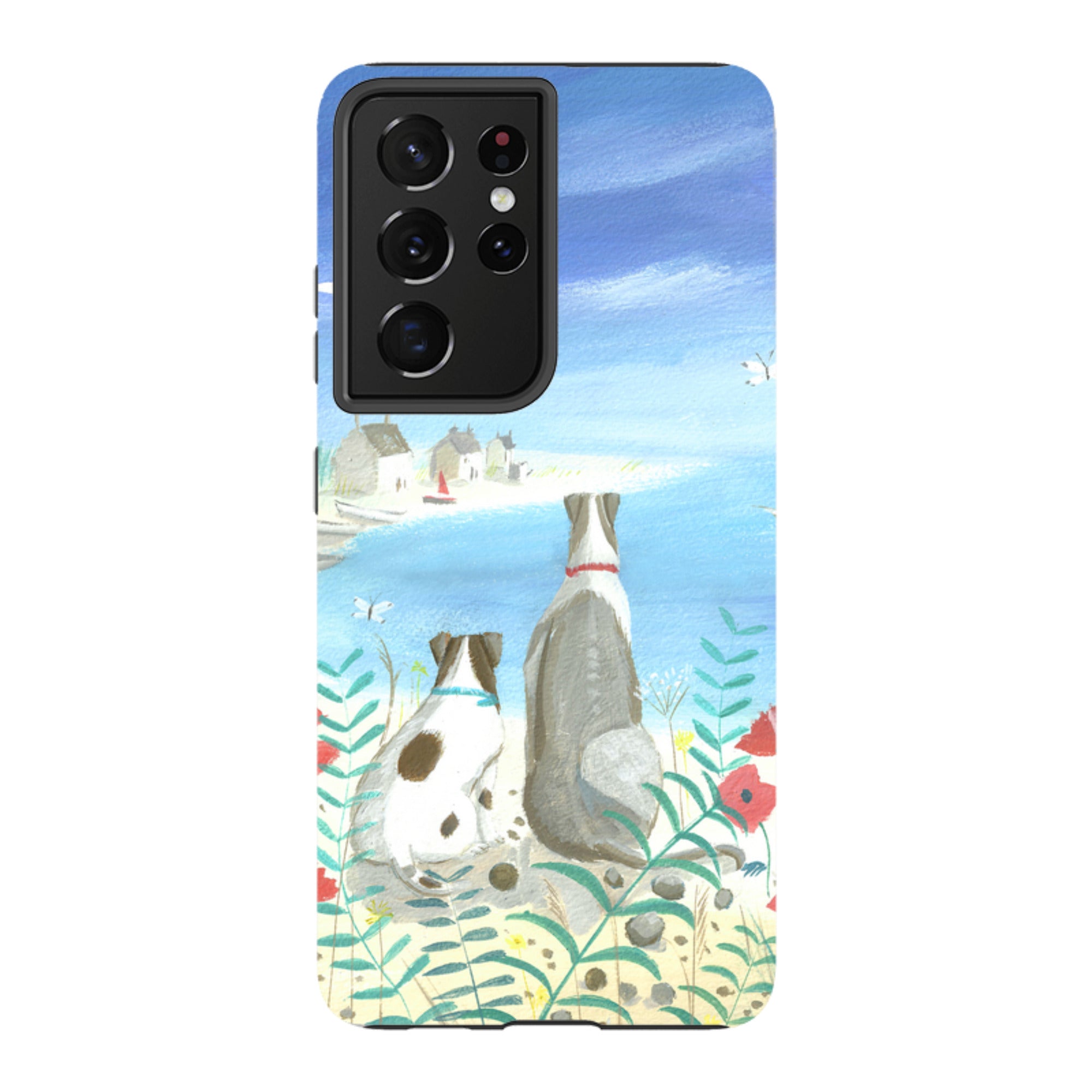 Samsung Tough Case - Beach Dogs By Mary Stubberfield