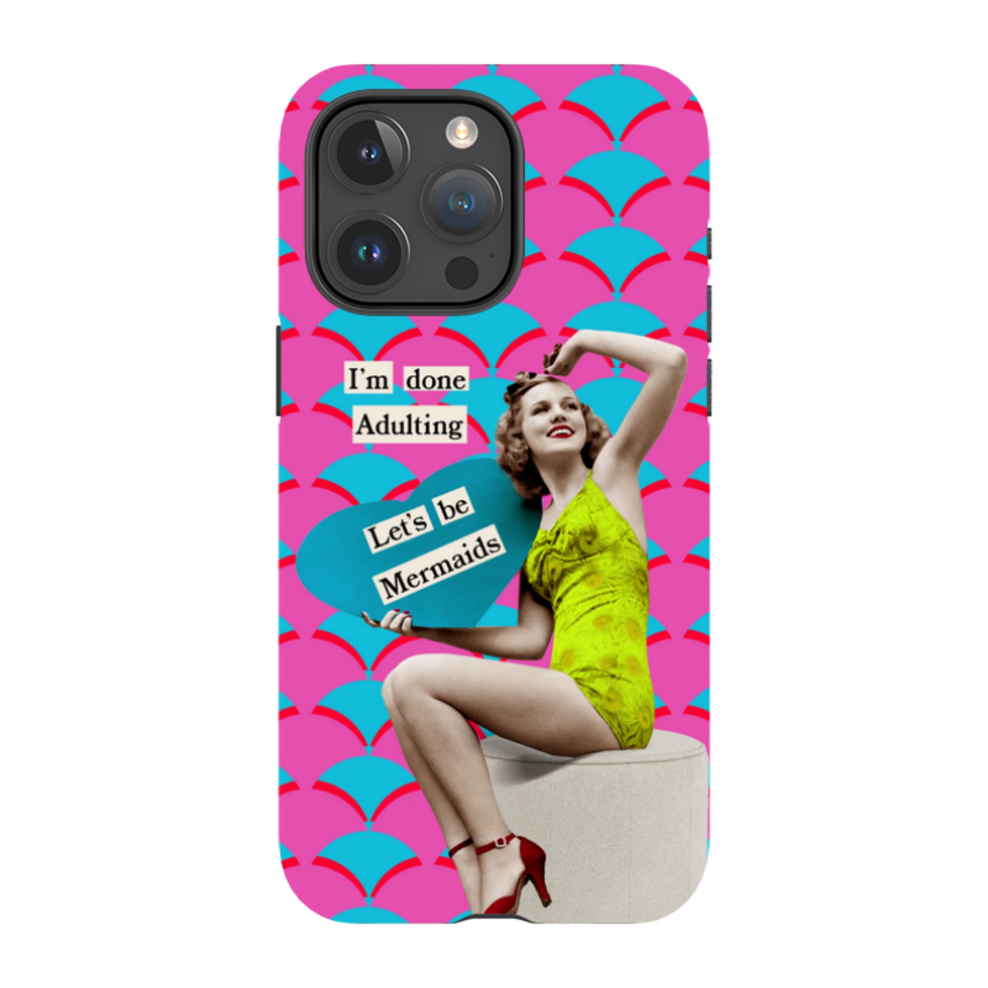iPhone Tough Case - Mermaid By Clare Jordan