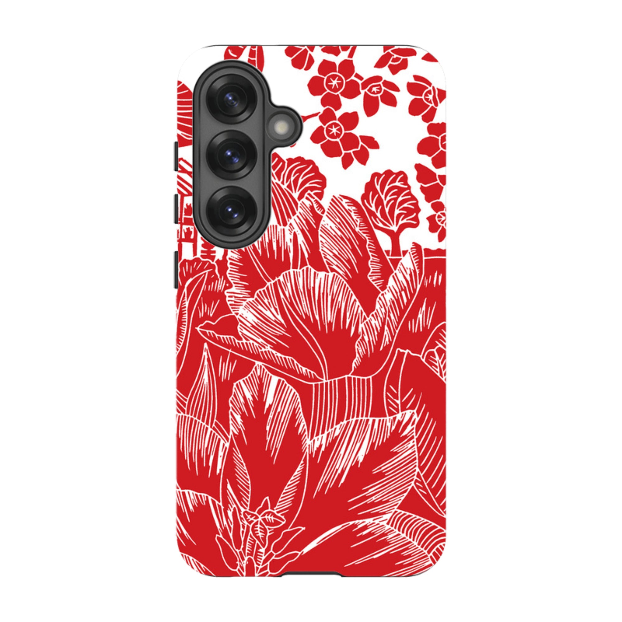 Samsung Tough Case - Tulip Silhouette By Kate Heiss