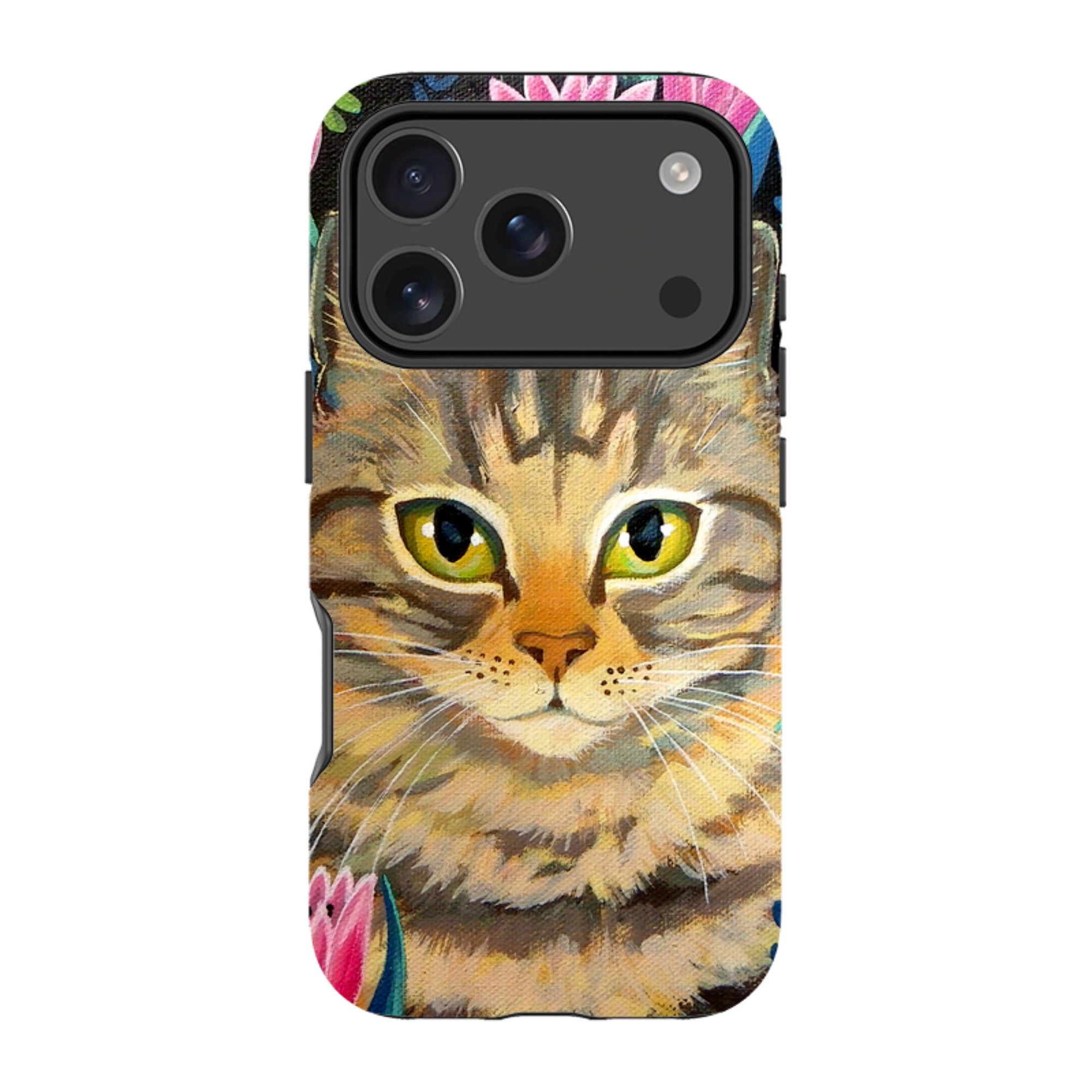 iPhone MagSafe Tough Case - Tabby Cat By Mary Stubberfield