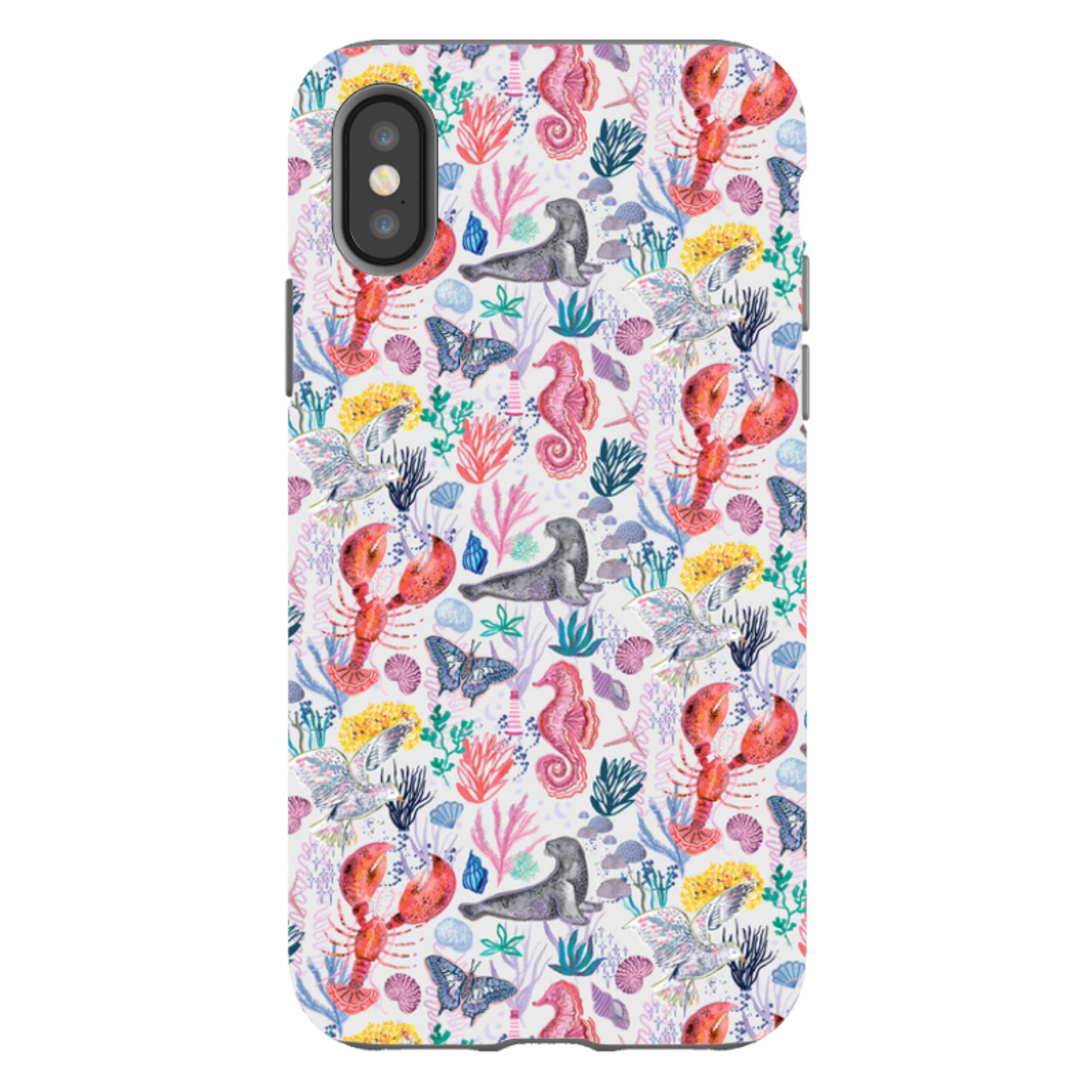 iPhone Case - Coastline Pattern-D By Emma Frances Grant