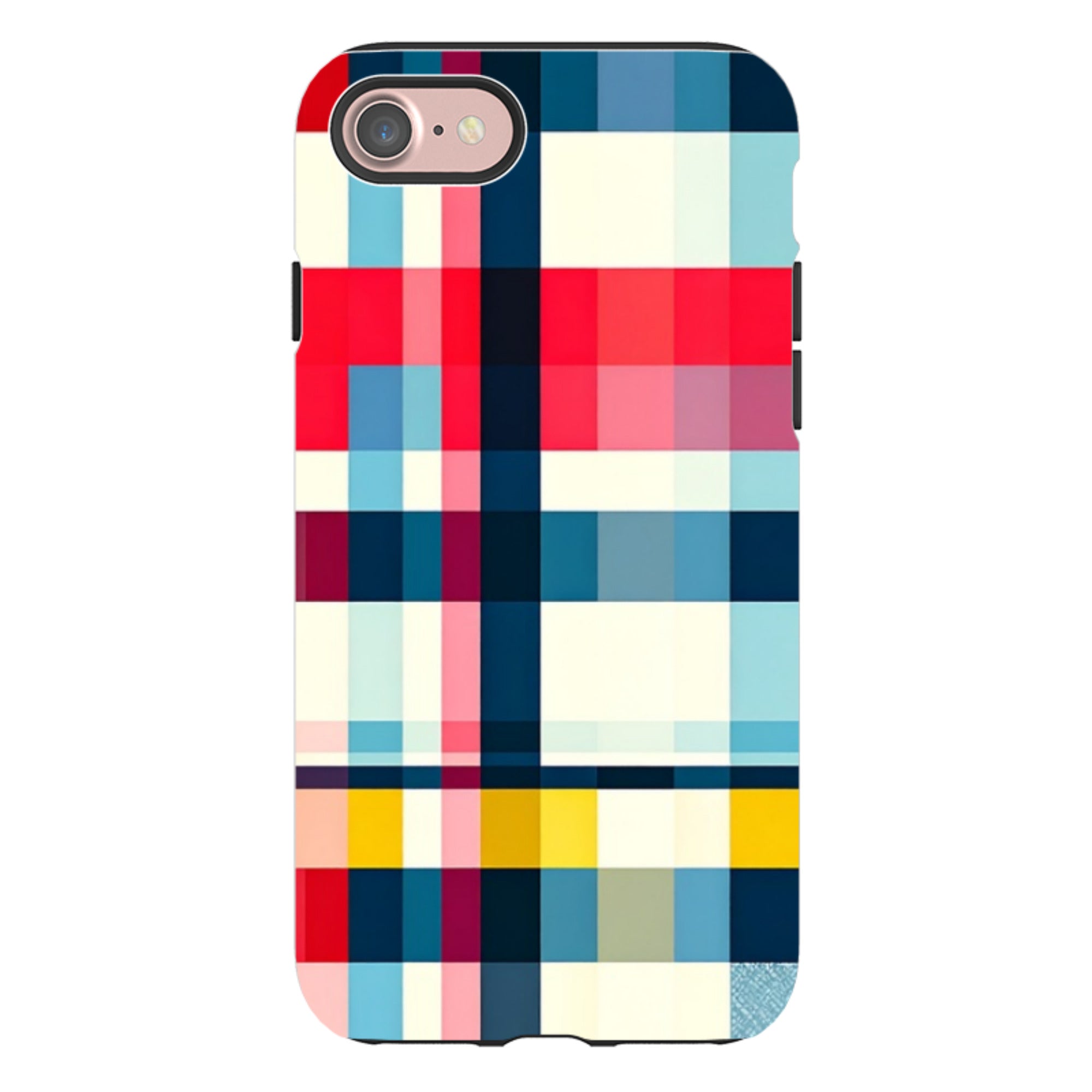 iPhone Tough Case - Cancun Gingham