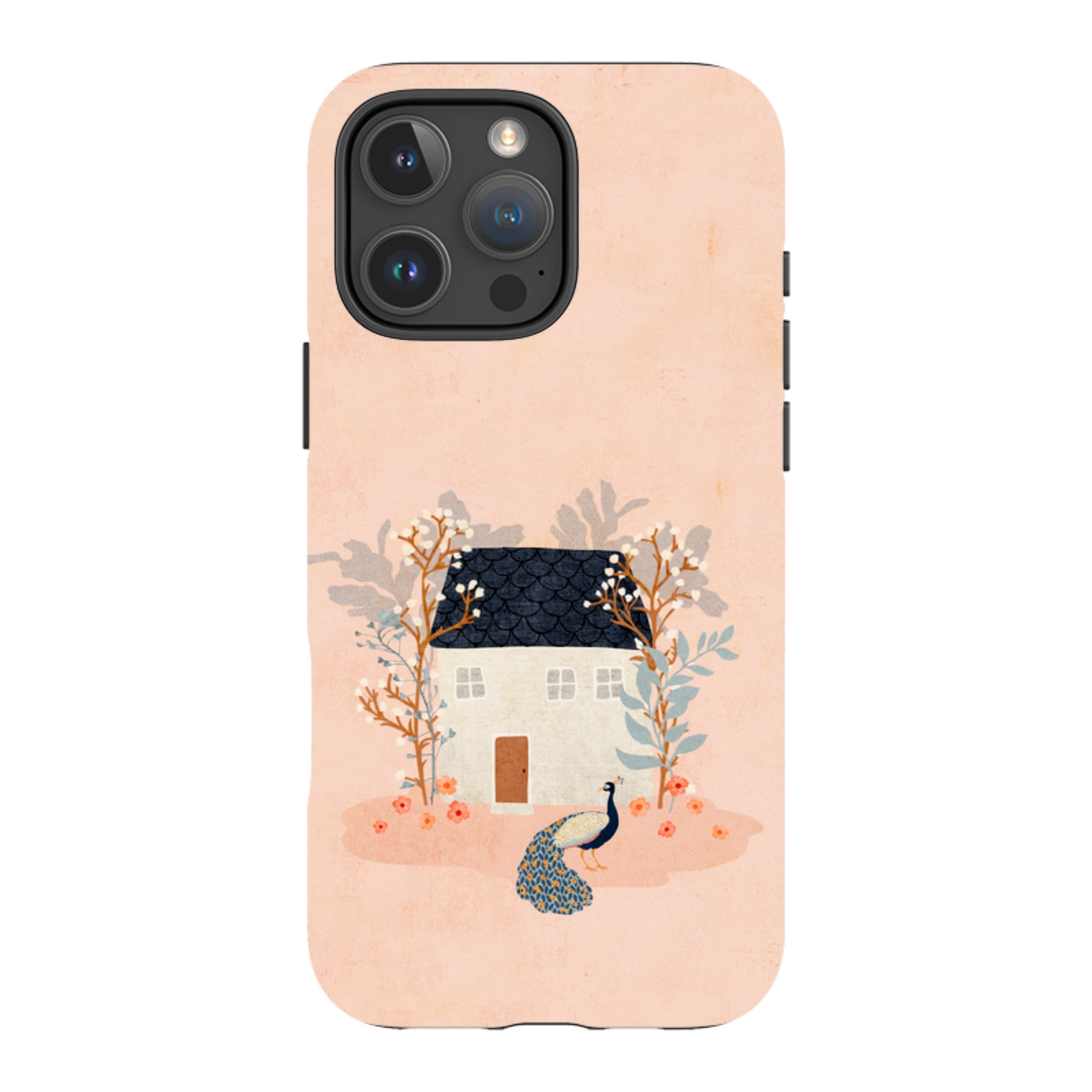 iPhone MagSafe Tough Case - Home Pink By Katherine Quinn