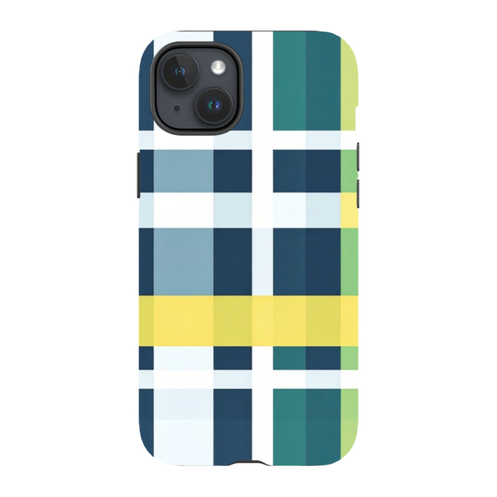 iPhone MagSafe Tough Case - Forest Gingham