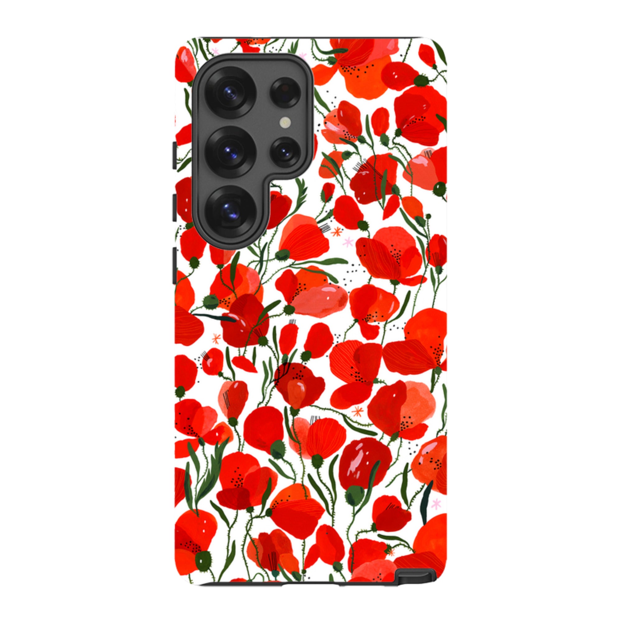 Samsung Tough Case - Poppies Pattern By Madalina Andronic