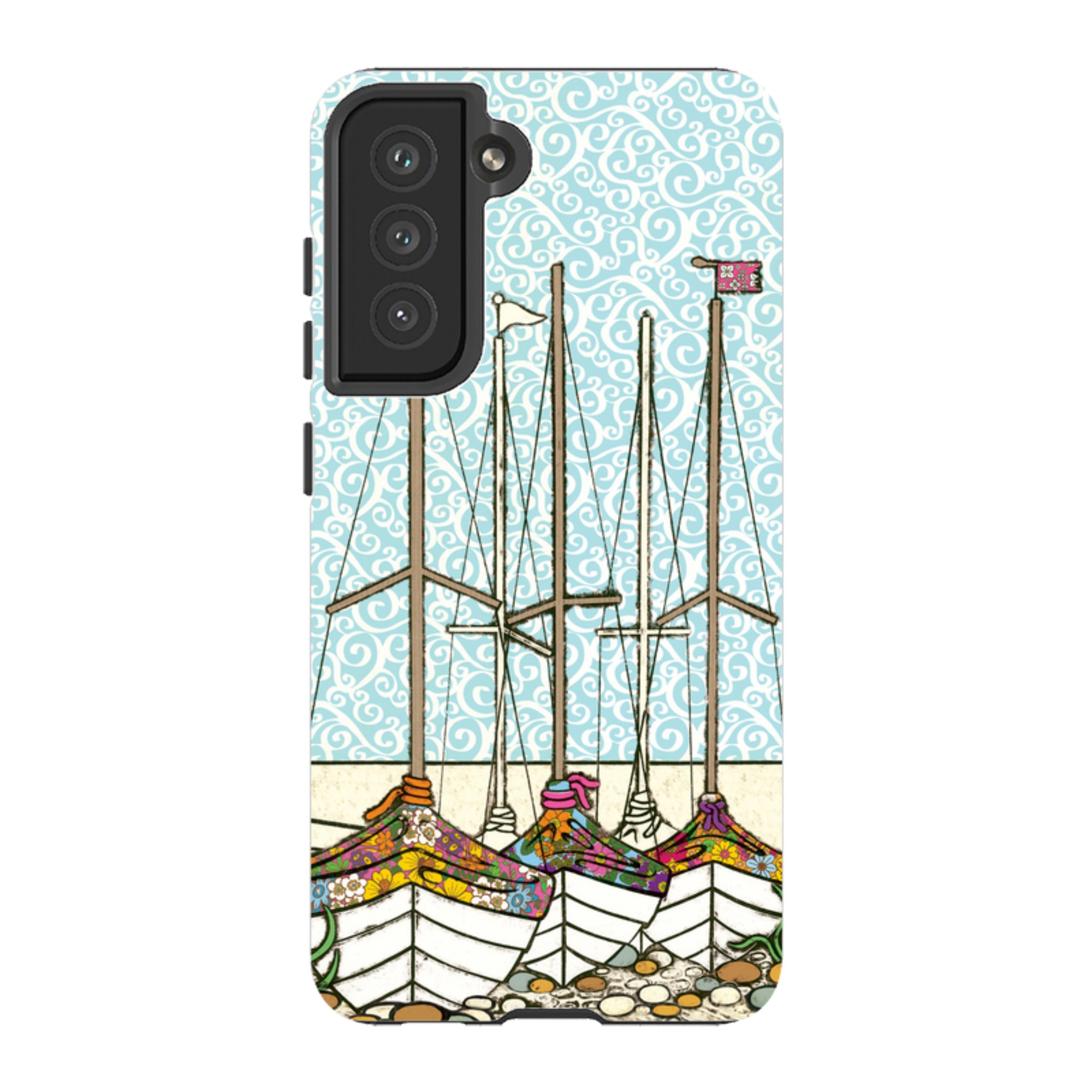 Samsung Tough Case - Boats At Rest By Amelia Bowman
