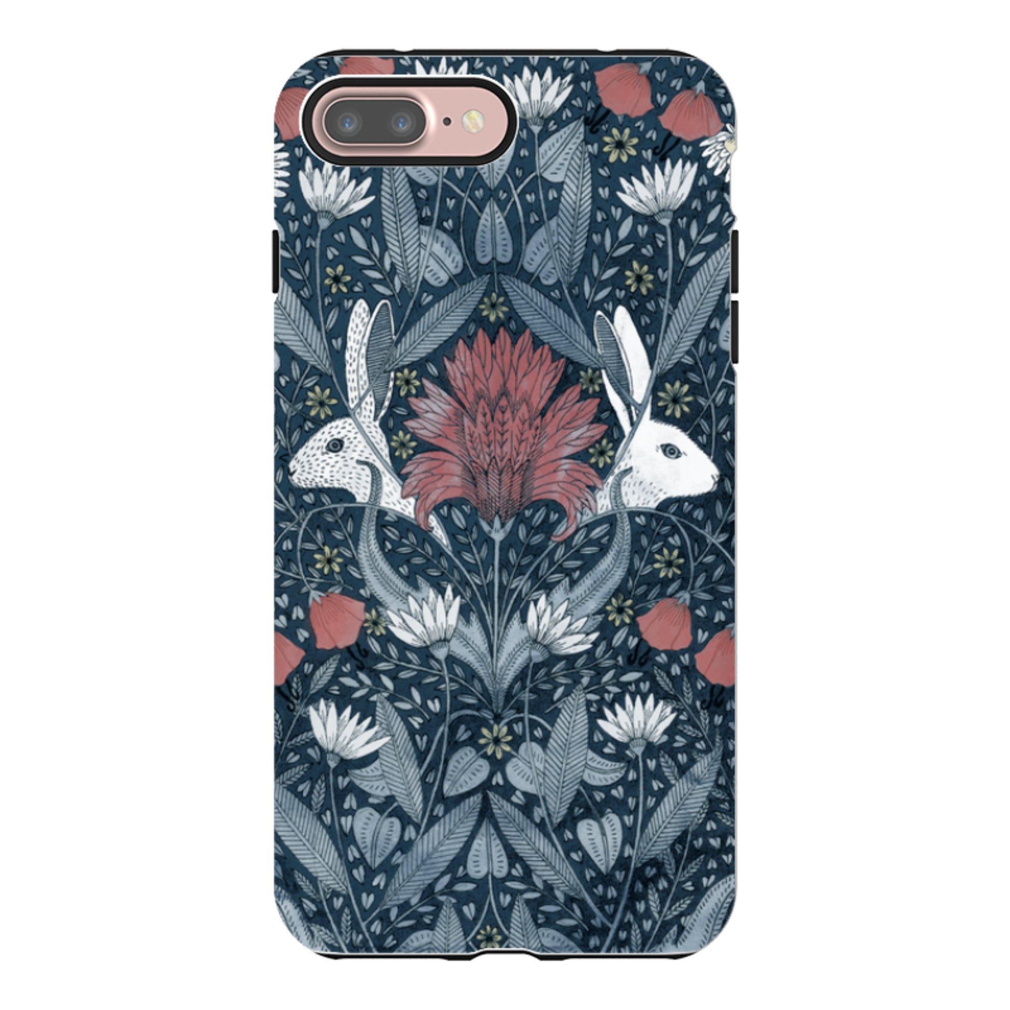 iPhone Tough Case - Two Rabbits By Maria Matos