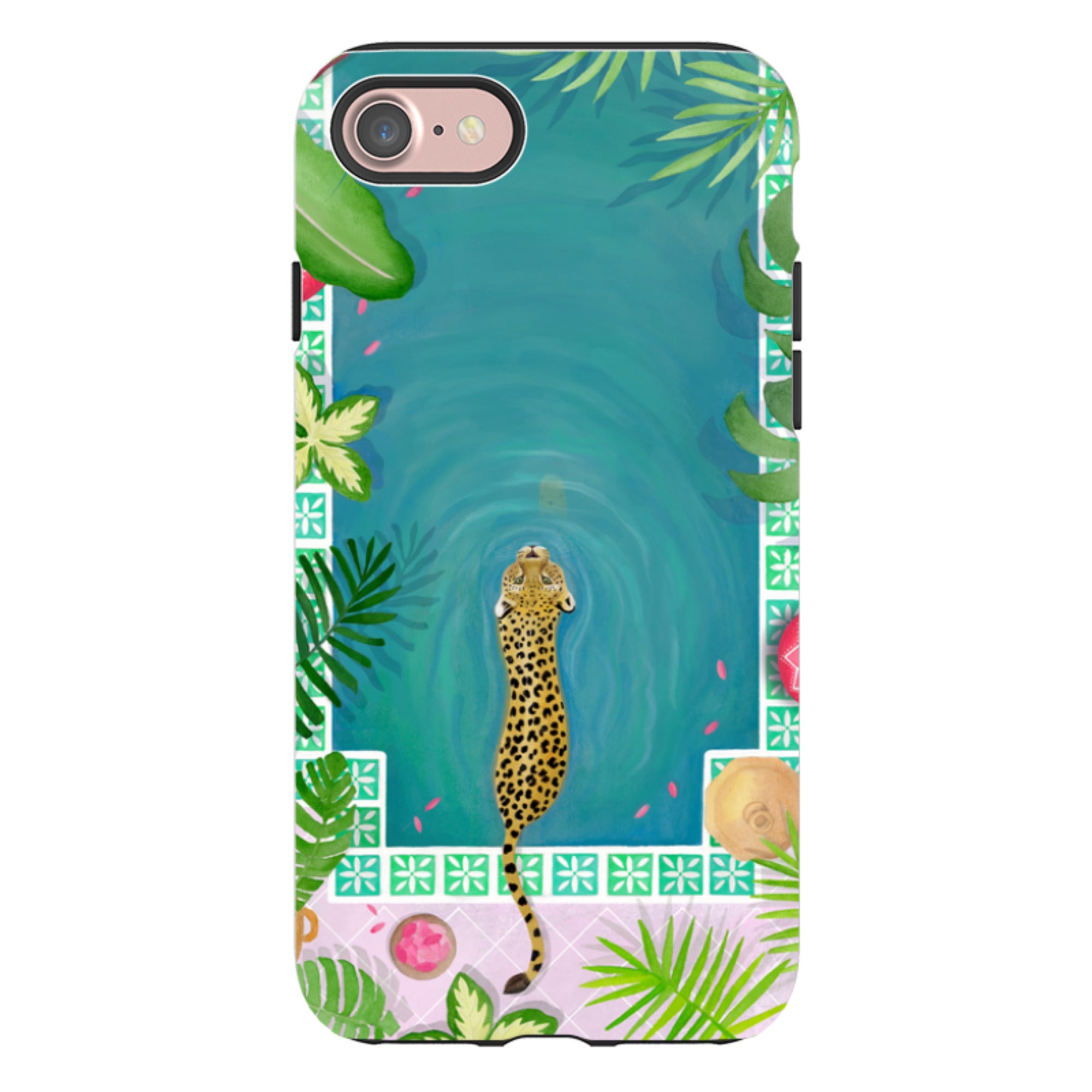 iPhone Case - Morocco Pool Leopard By Bex Parkin