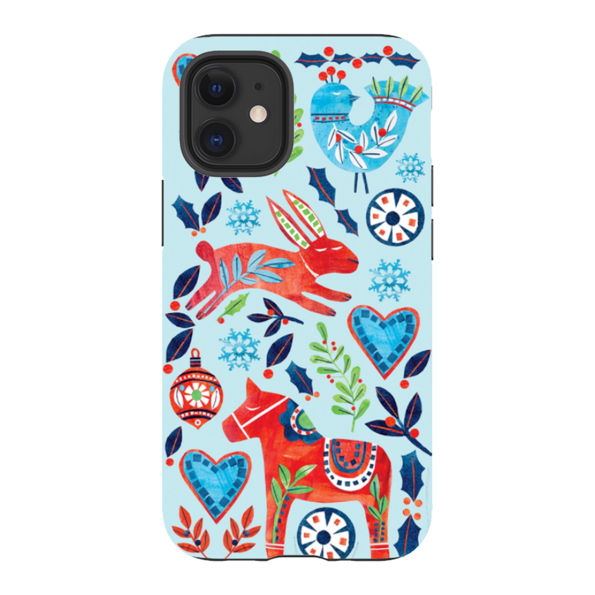 iPhone Tough Case - Scandi Holidays By Tracey English