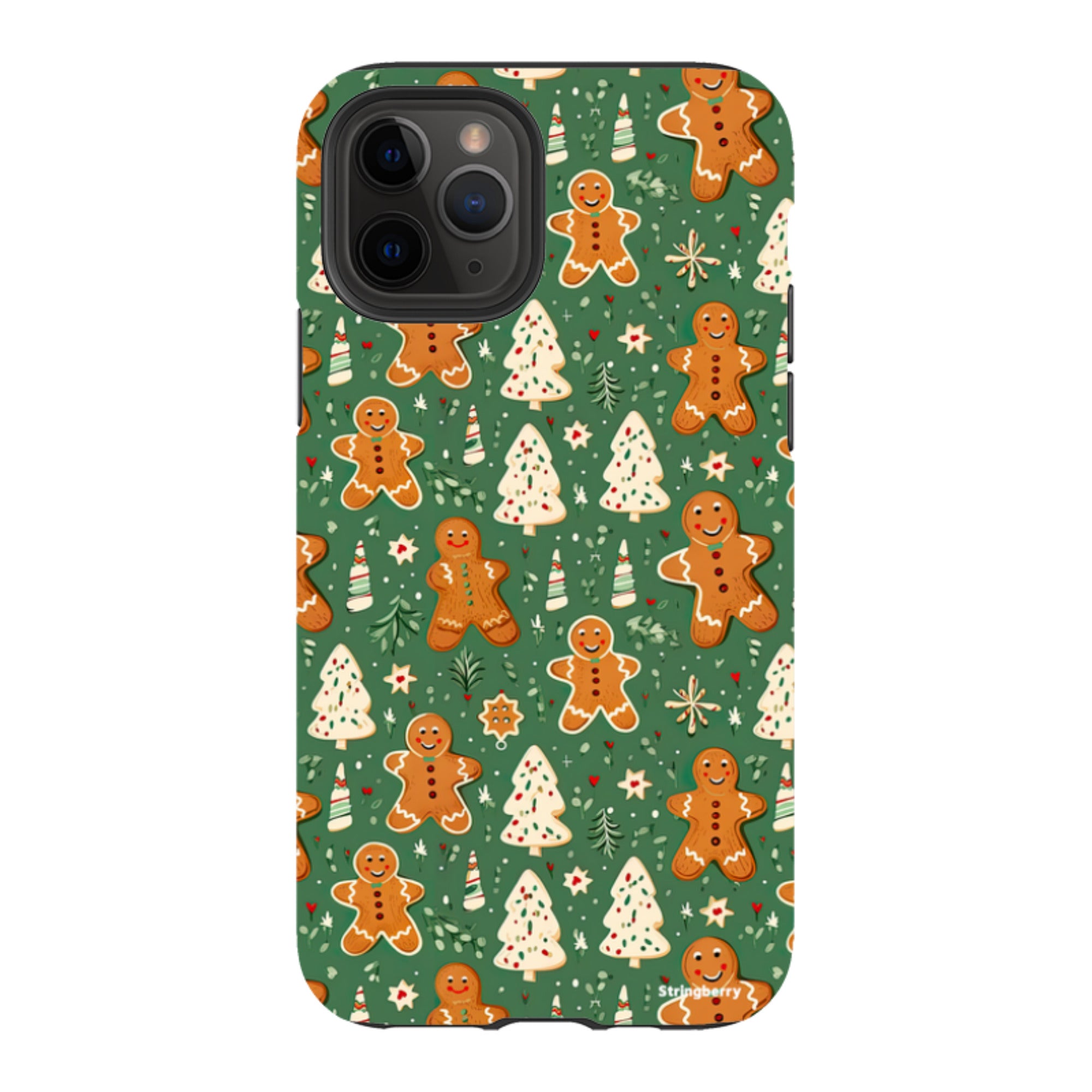 iPhone Tough Case - Ginger Bread Xmas II