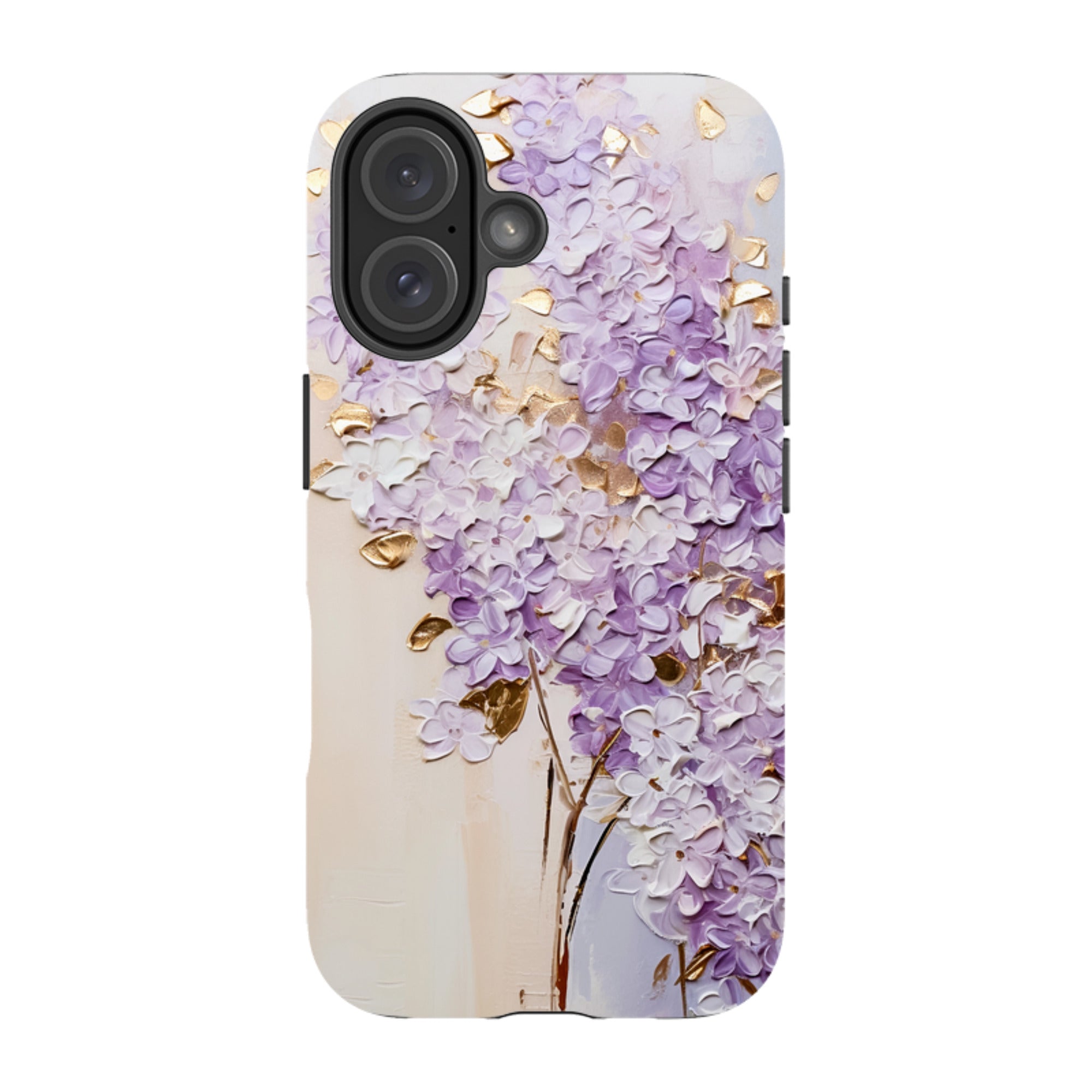 iPhone MagSafe Tough Case - Purple Floral