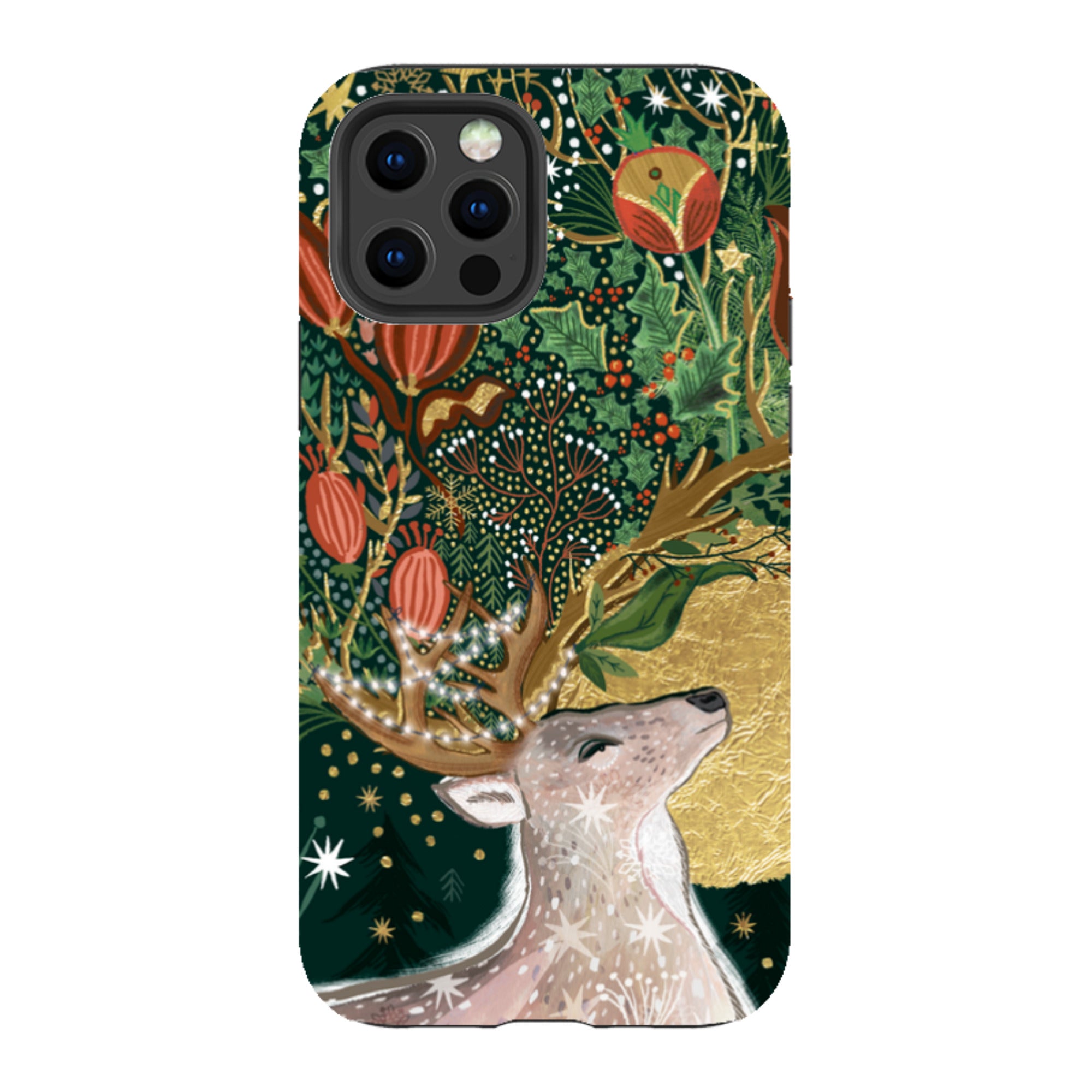 iPhone Tough Case - Winter Deer I By Emma Frances Grant