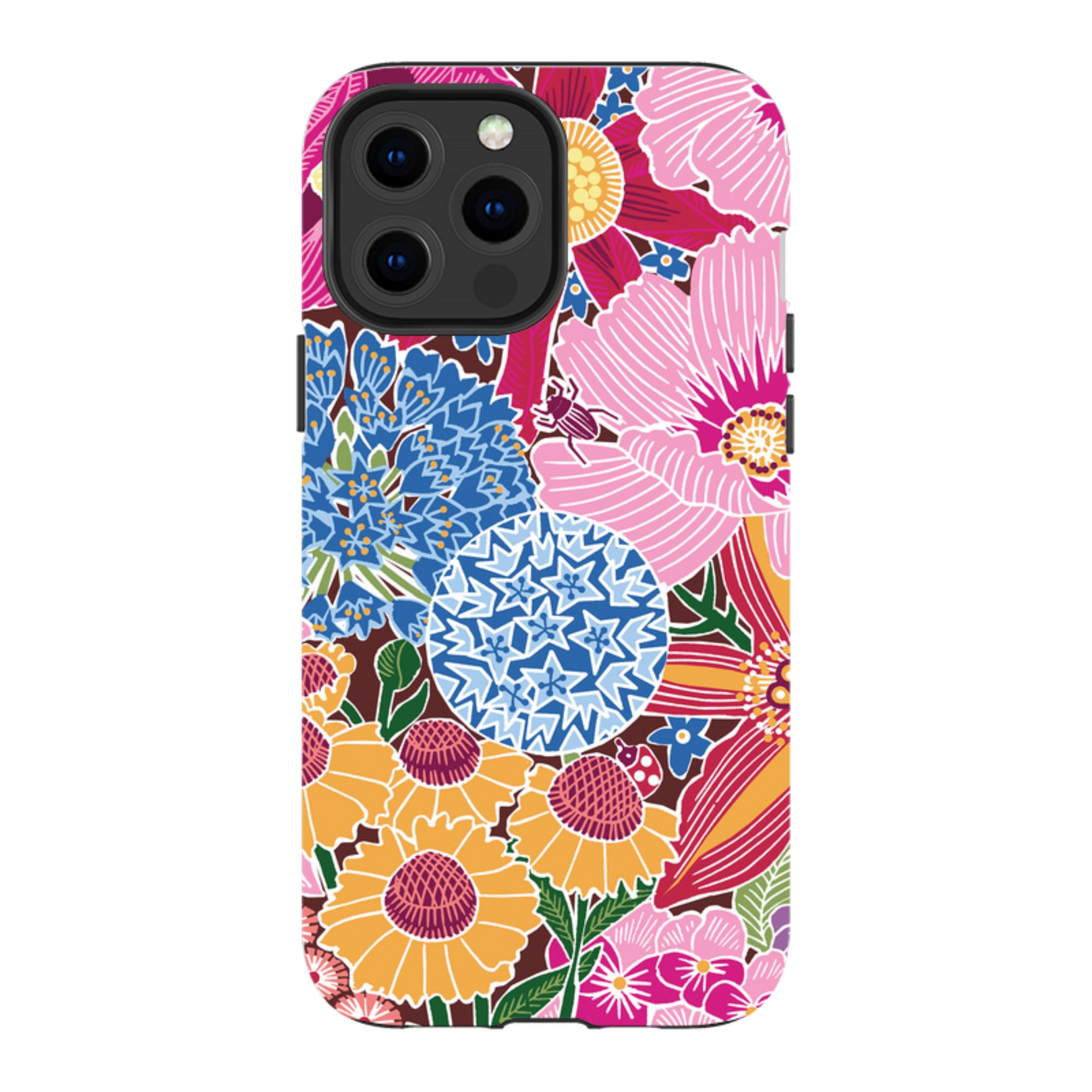 iPhone Tough Case - Jigsaw Floral 2 By Kate Heiss