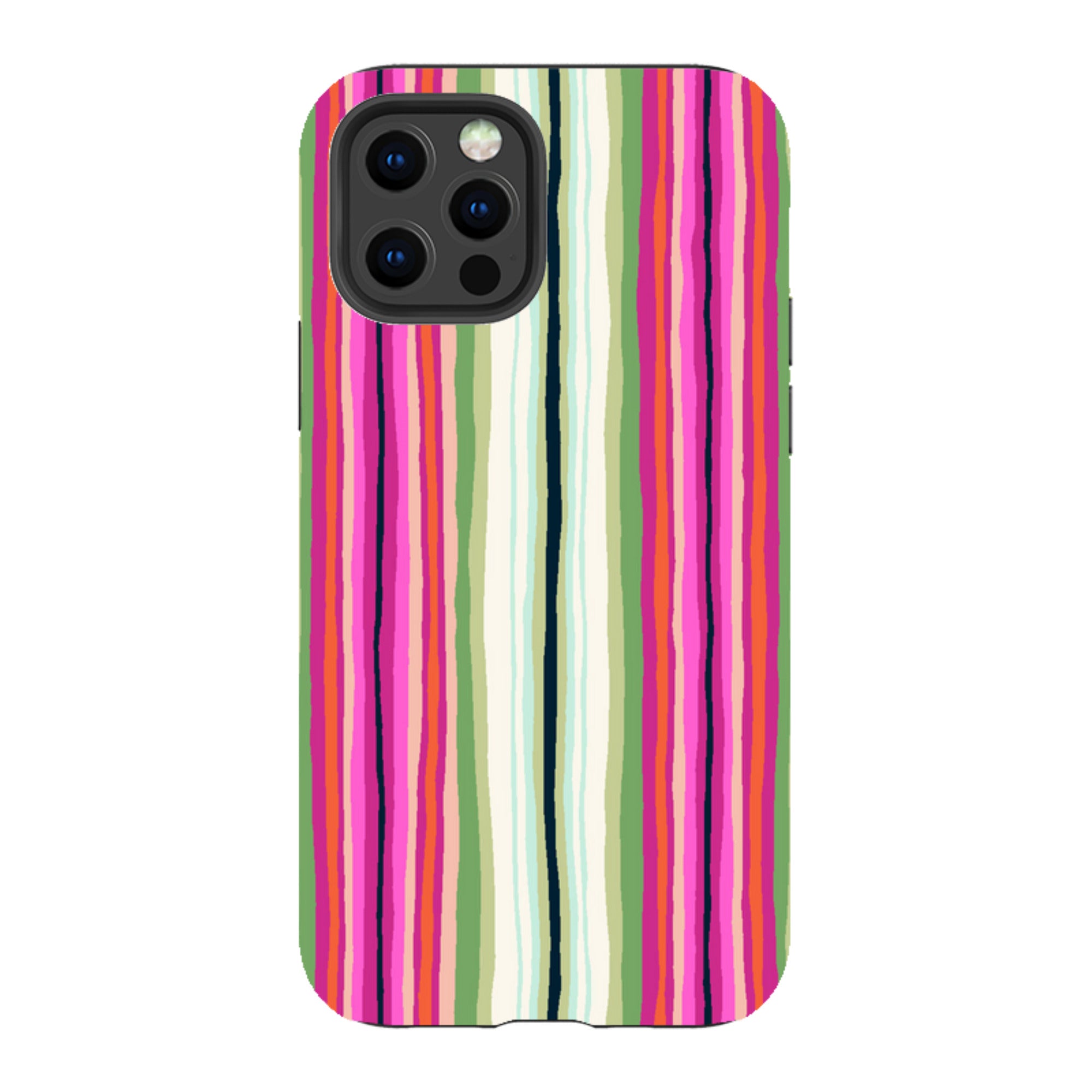 iPhone Tough Case - Atelier Stripe Windflower By Sarah Campbell
