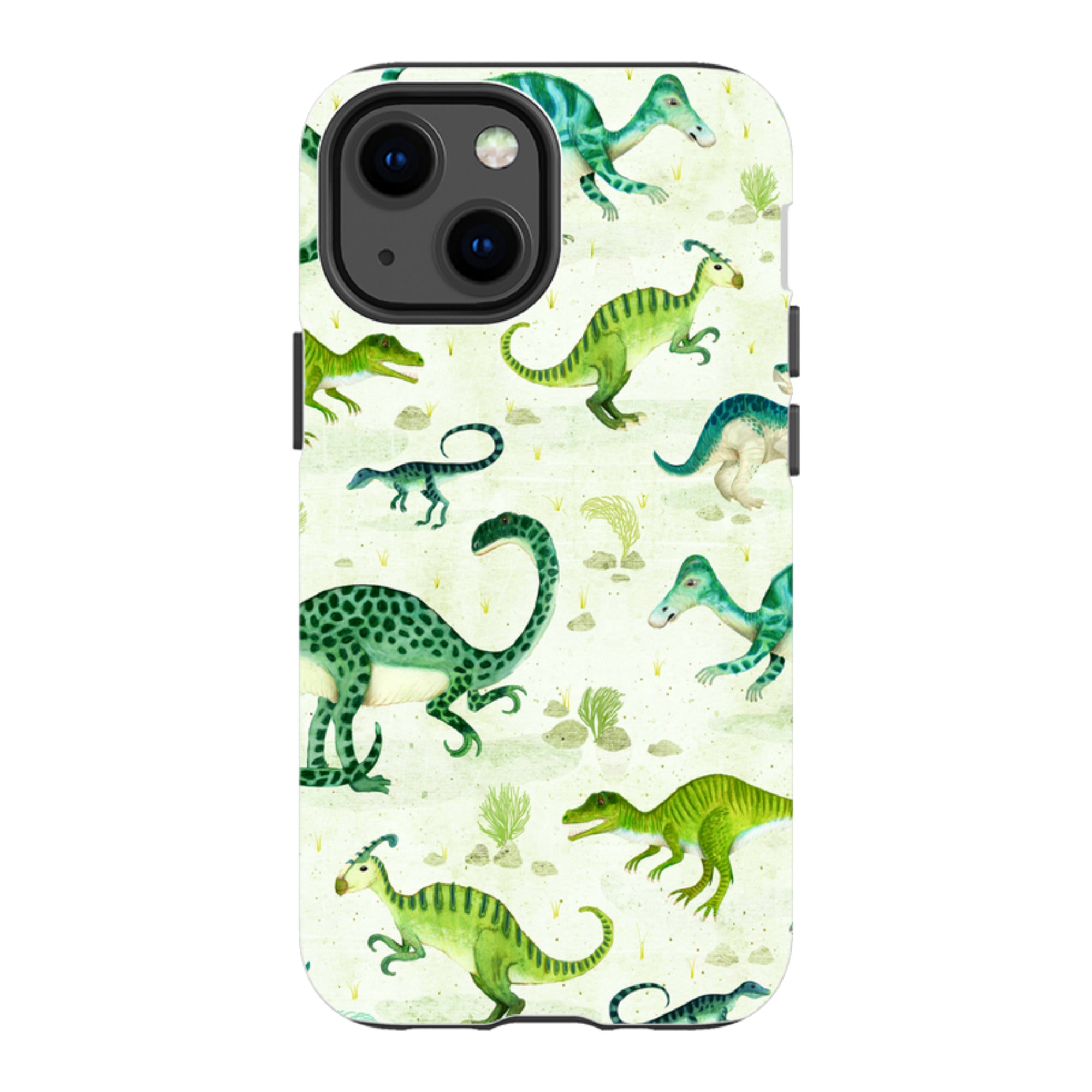 iPhone Tough Case - Dinoland By Katherine Quinn