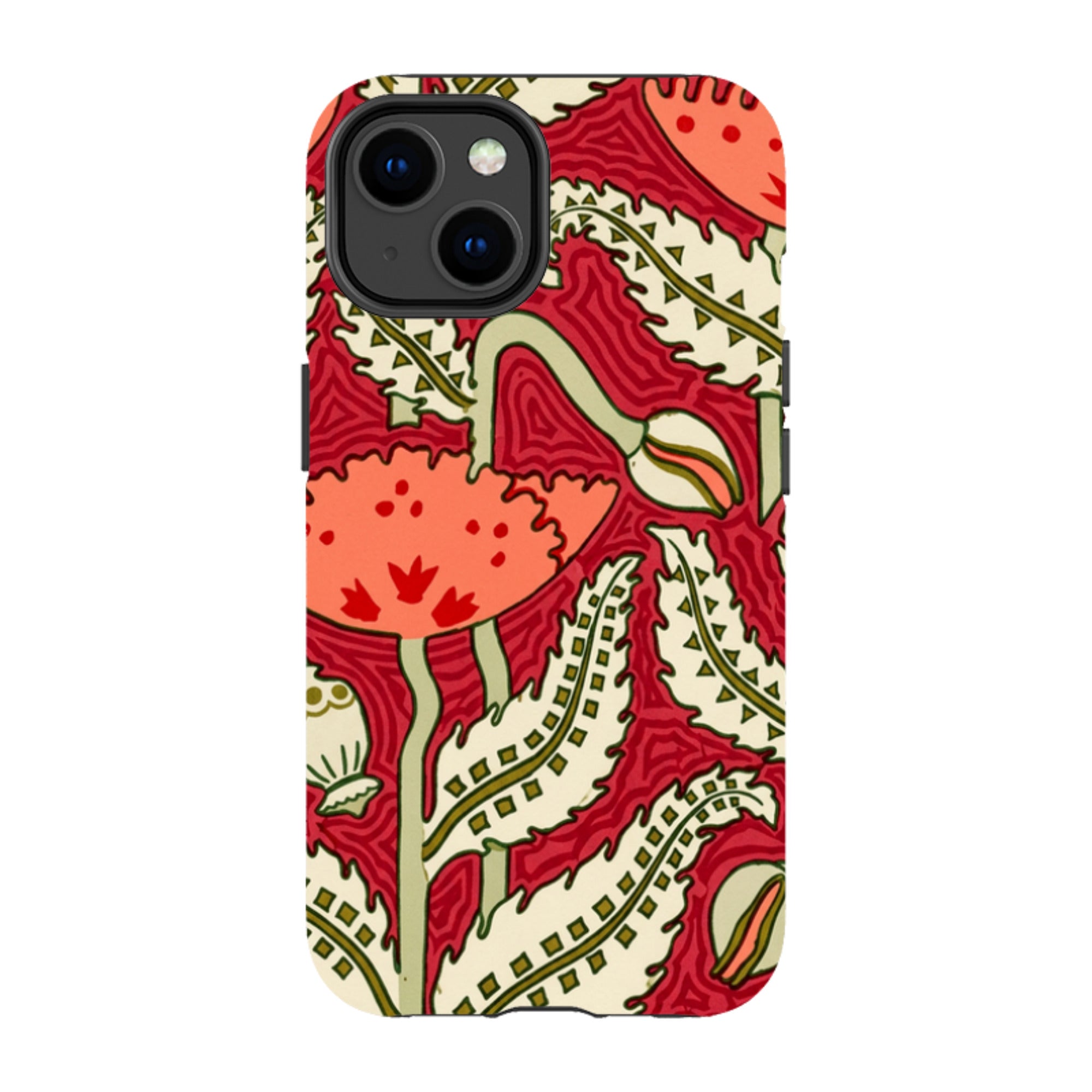 iPhone Tough Case - William Morris Red Floral