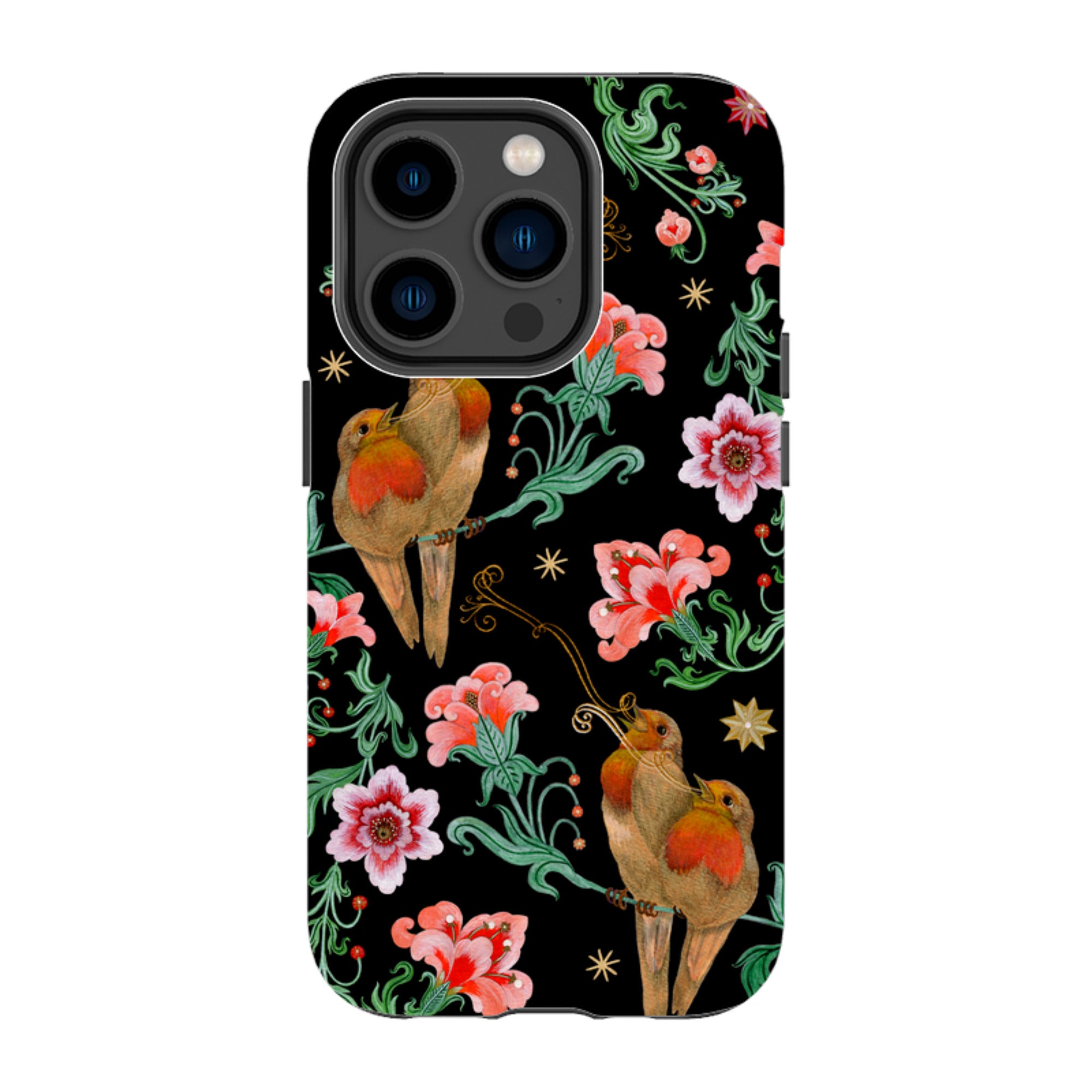 iPhone Tough  Case - Four Calling Birds By Maria Matos