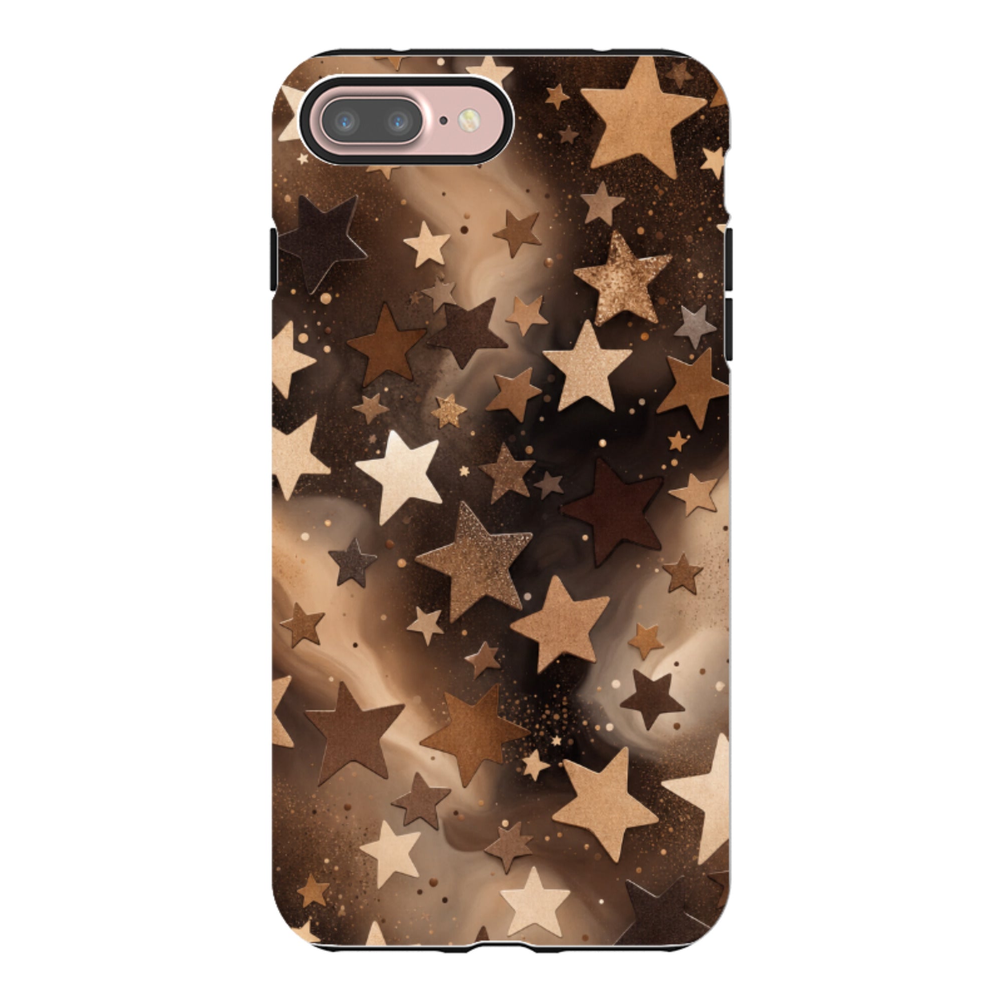 iPhone Tough Case - Bronze Galaxy Star