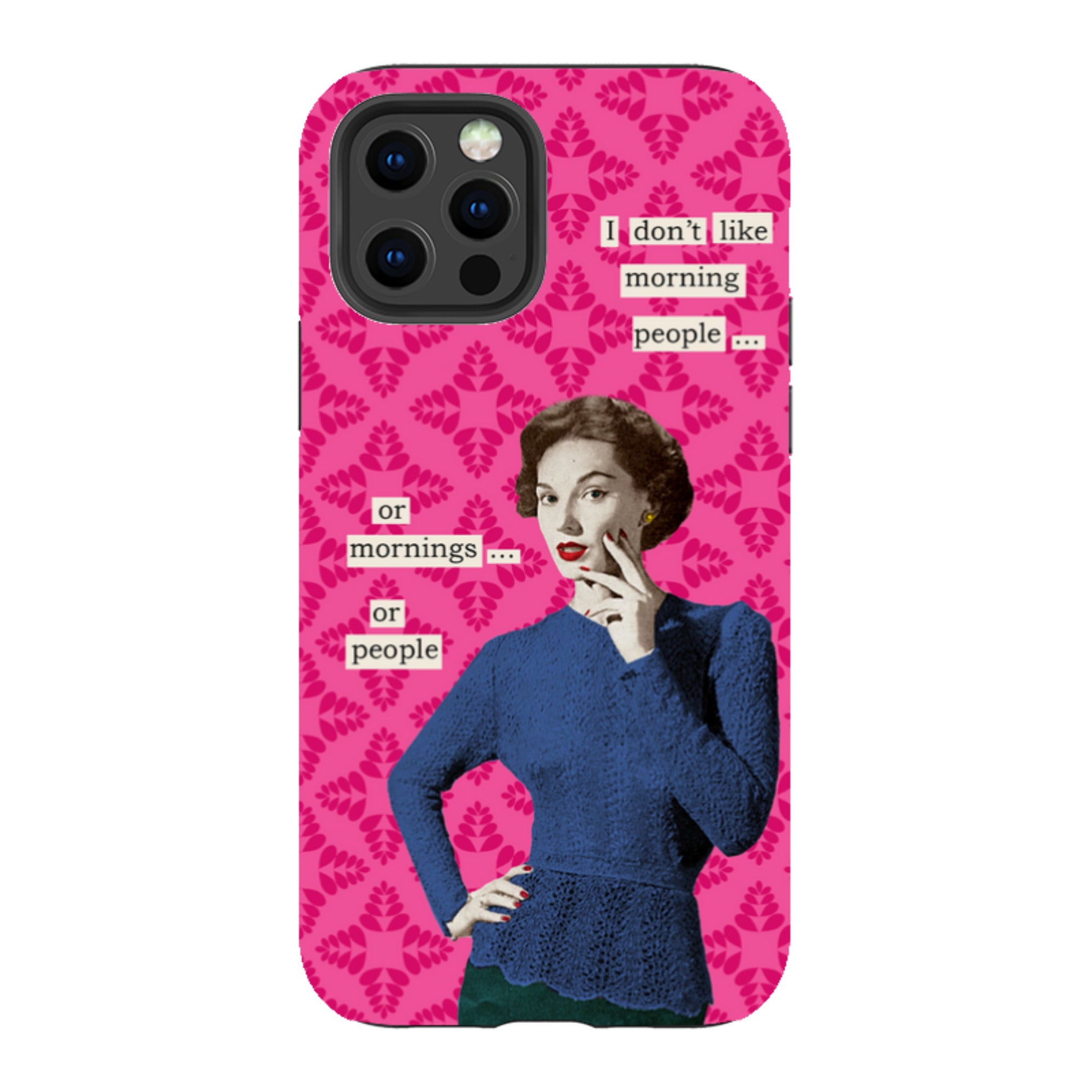iPhone Tough Case - Morning Person By Clare Jordan