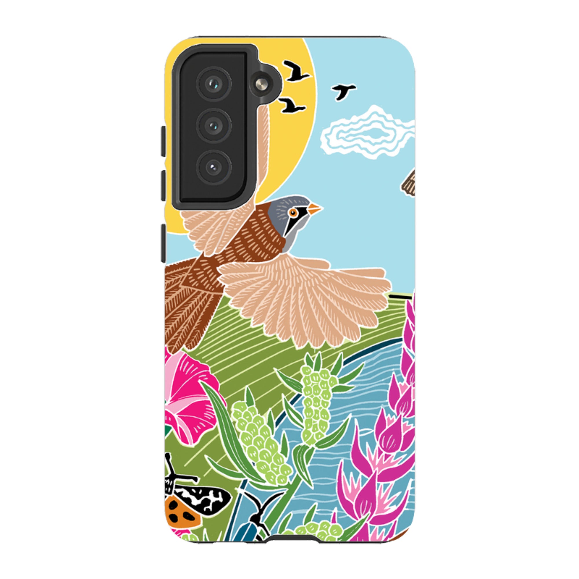 Samsung Tough Case - Bearded Tits By Kate Heiss