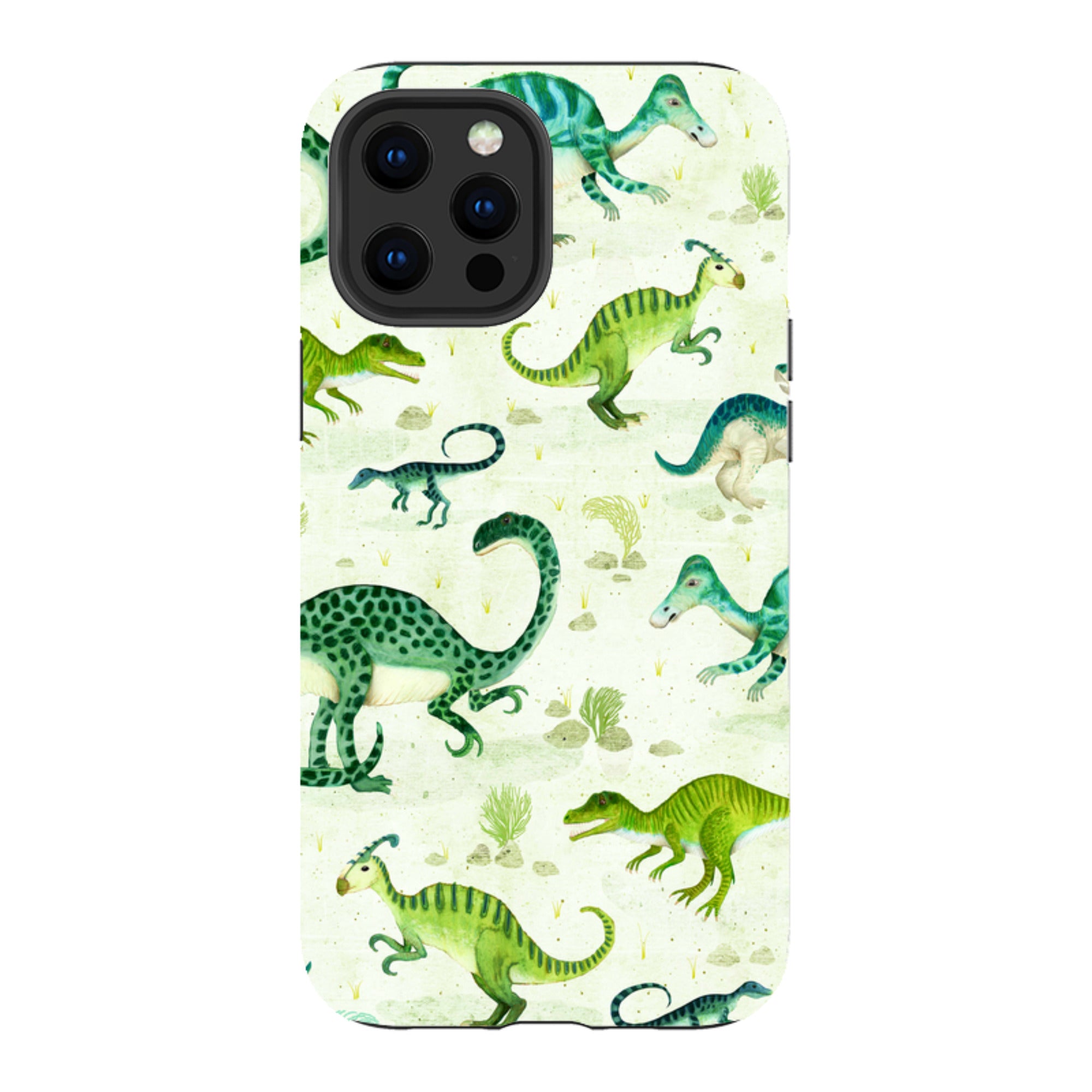 iPhone Tough Case - Dinoland By Katherine Quinn