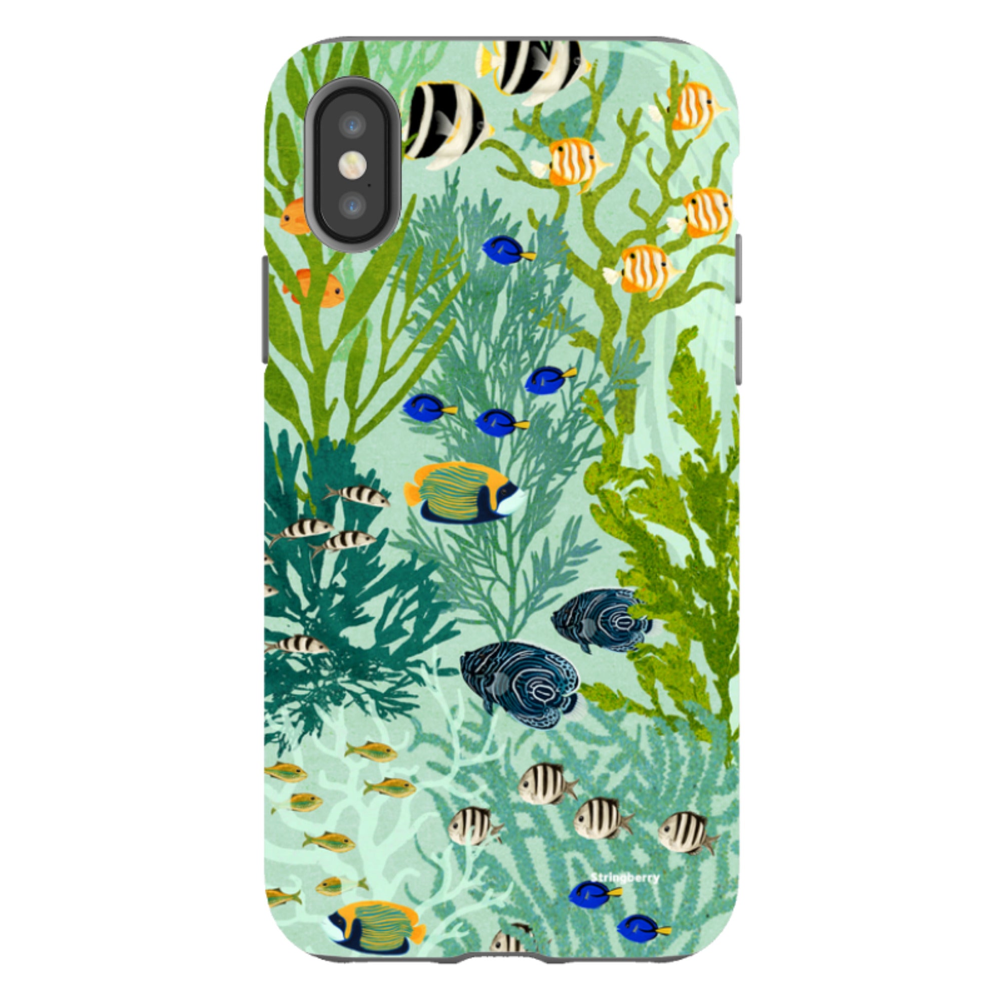 iPhone Tough Case - Coral Forest By Katherine Quinn