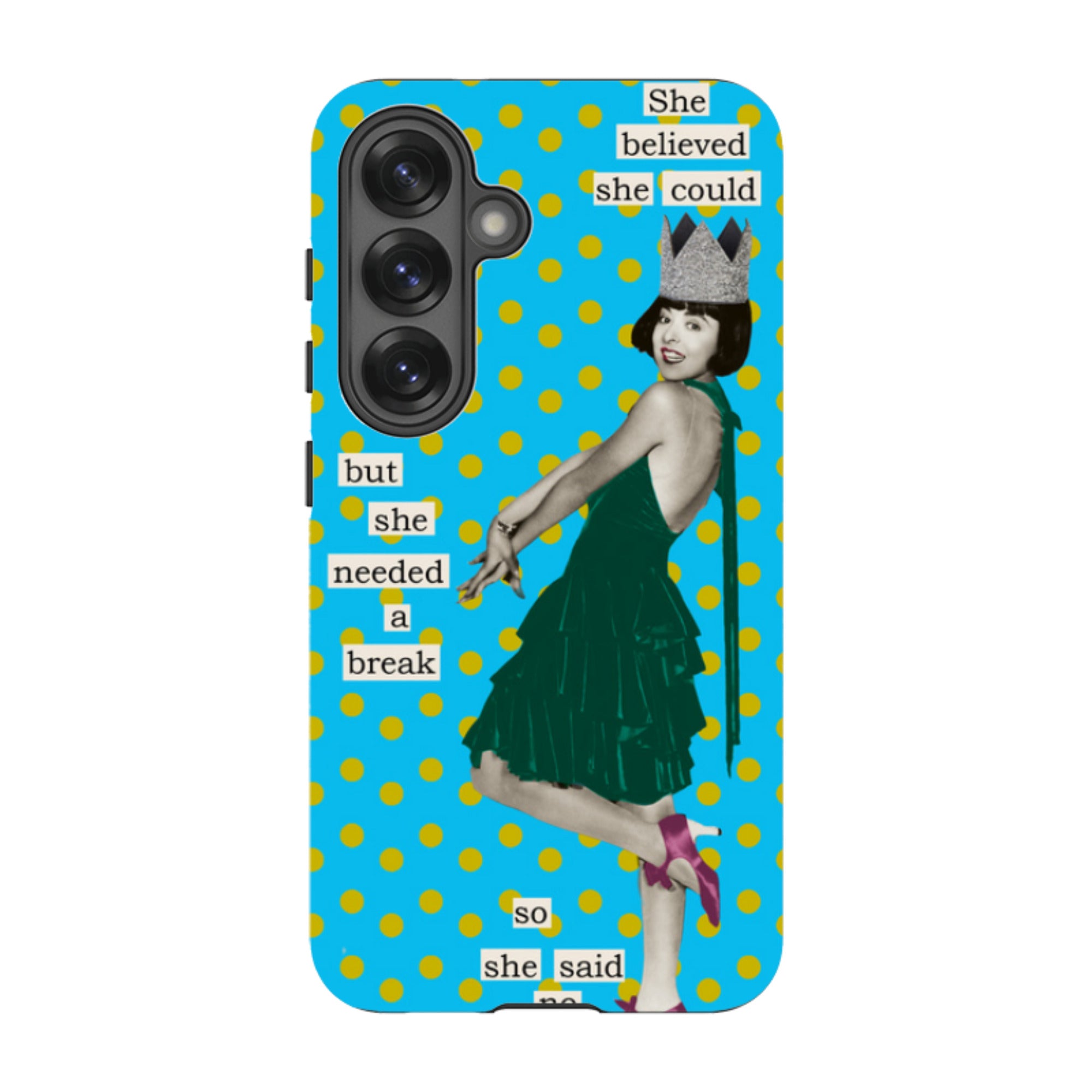 Samsung Tough Case - She Believed She Could By Clare Jordan