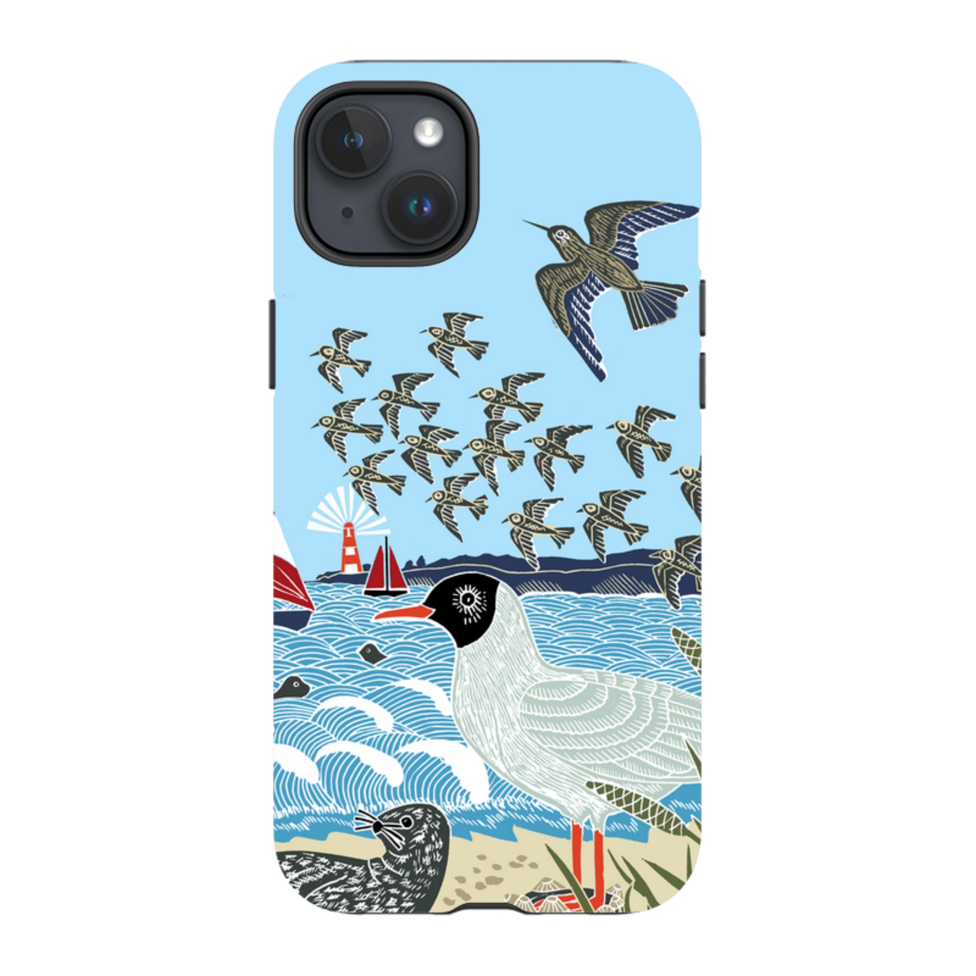 iPhone Case - Seagulls and Seals By Kate Heiss