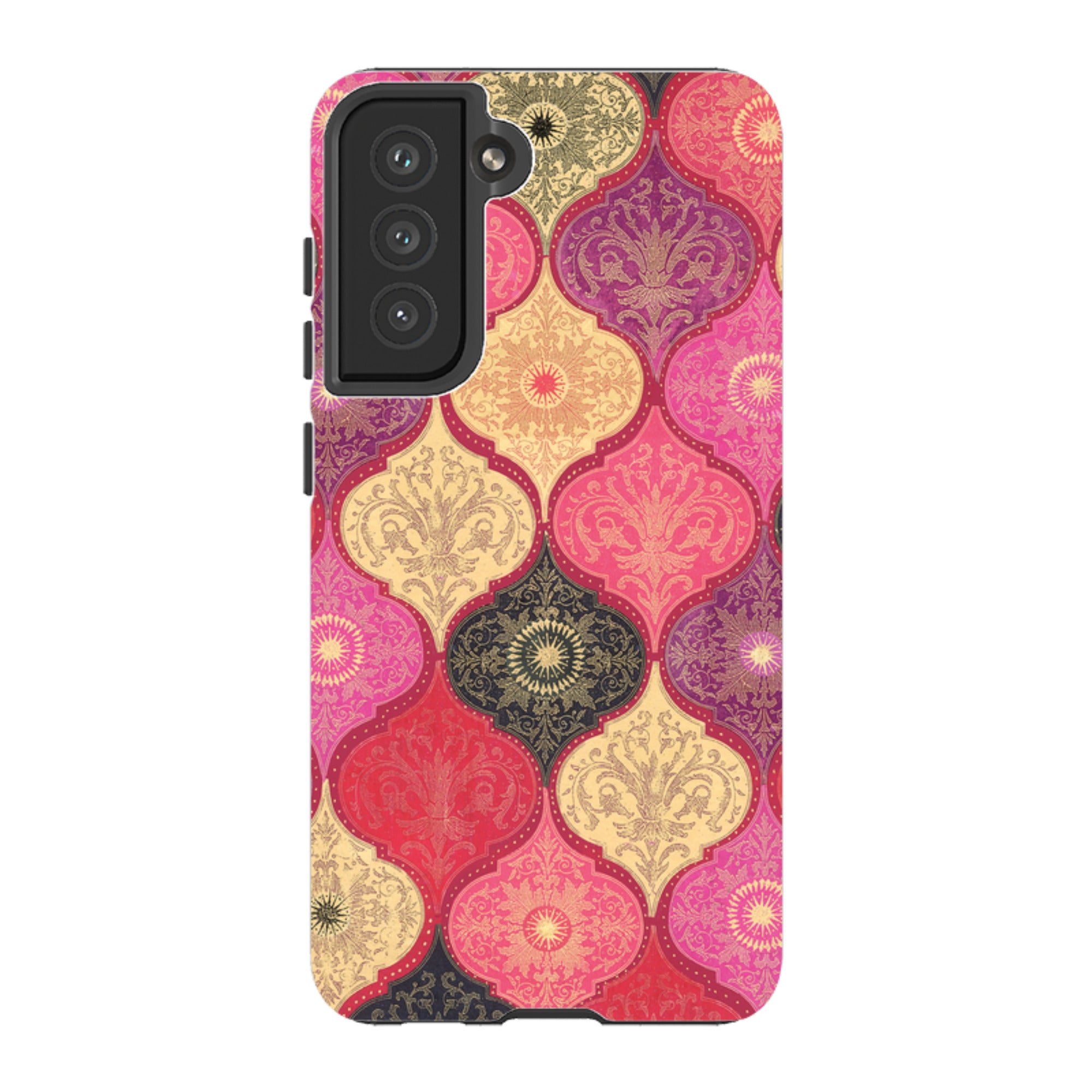 Samsung Tough Case - Red Damask By Jehane