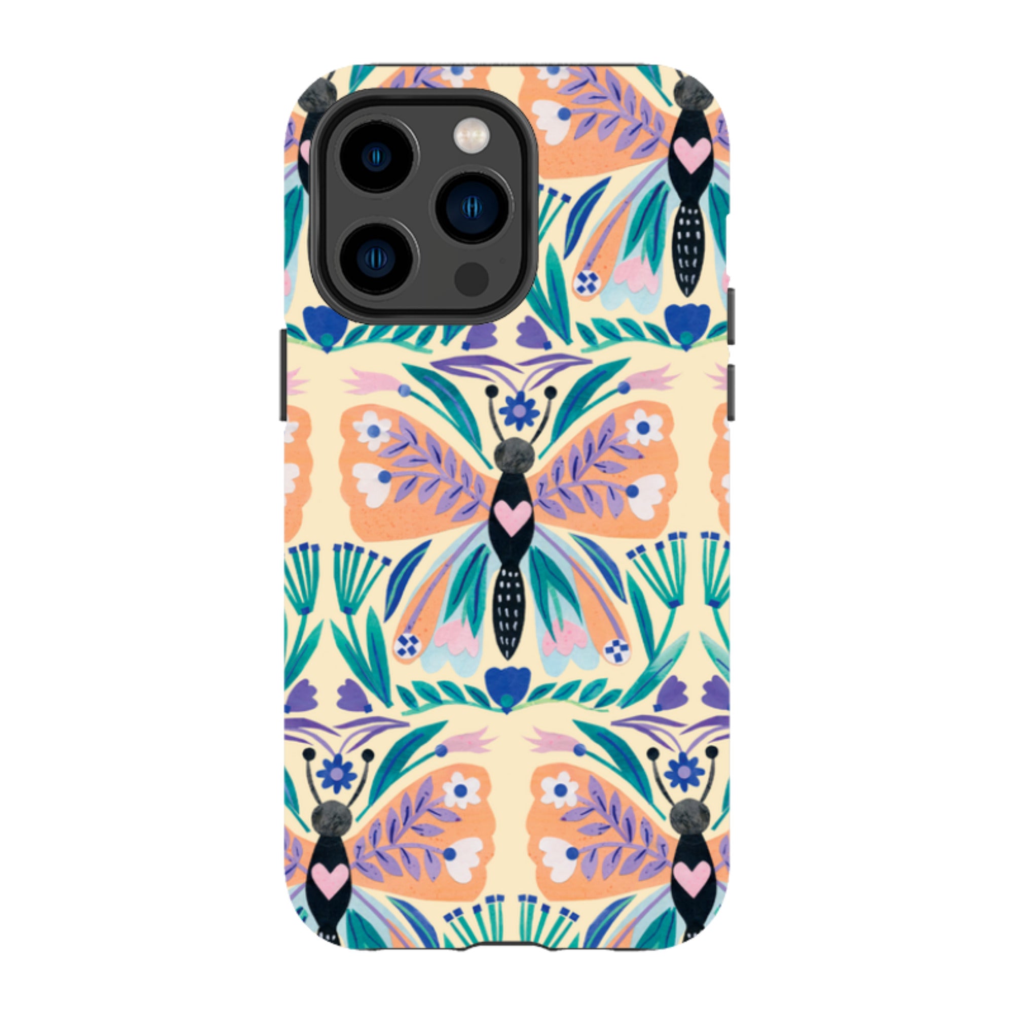 iPhone MagSafe Tough Case - All Over Butterfly By Tracey English
