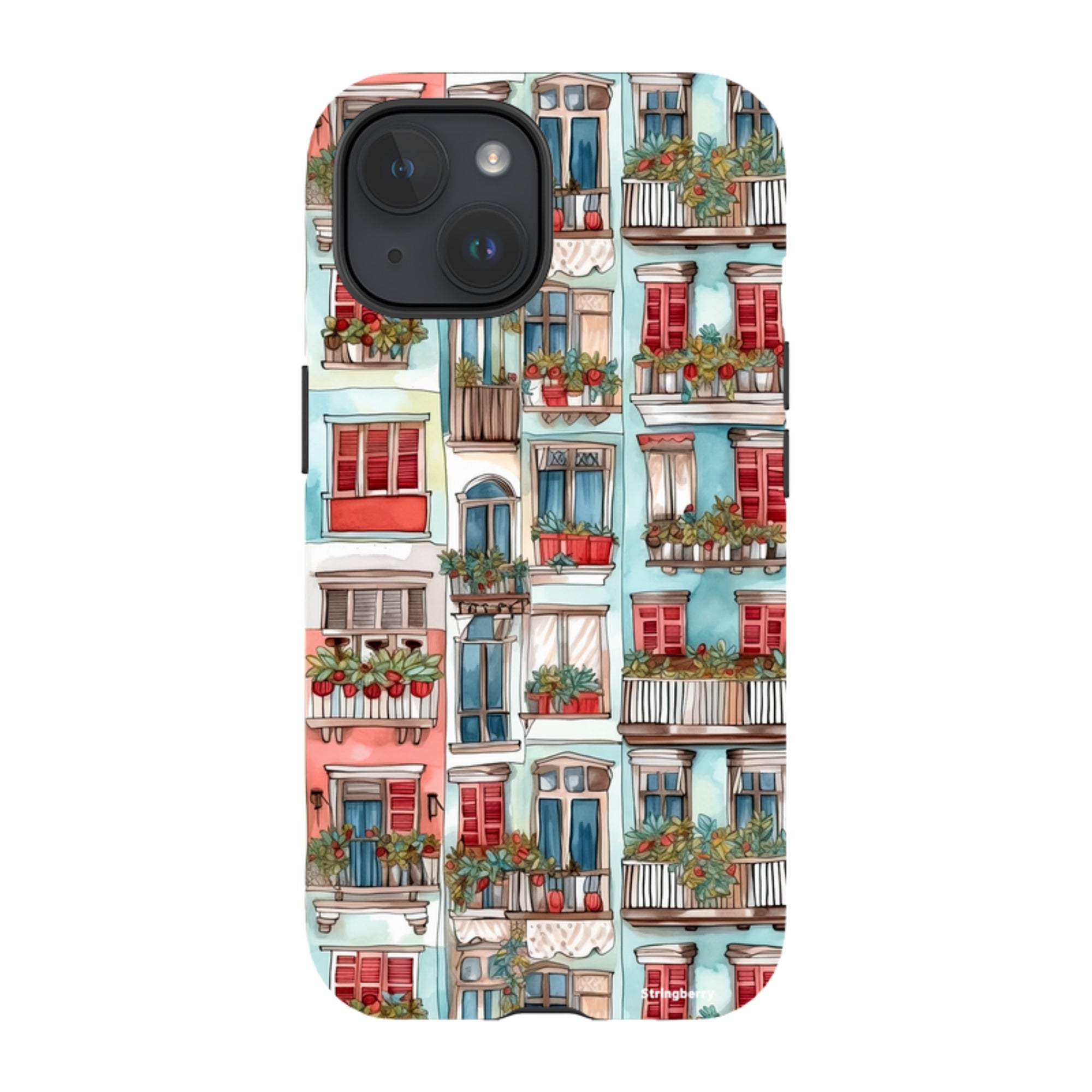 iPhone MagSafe Tough Case - Floral Balcony