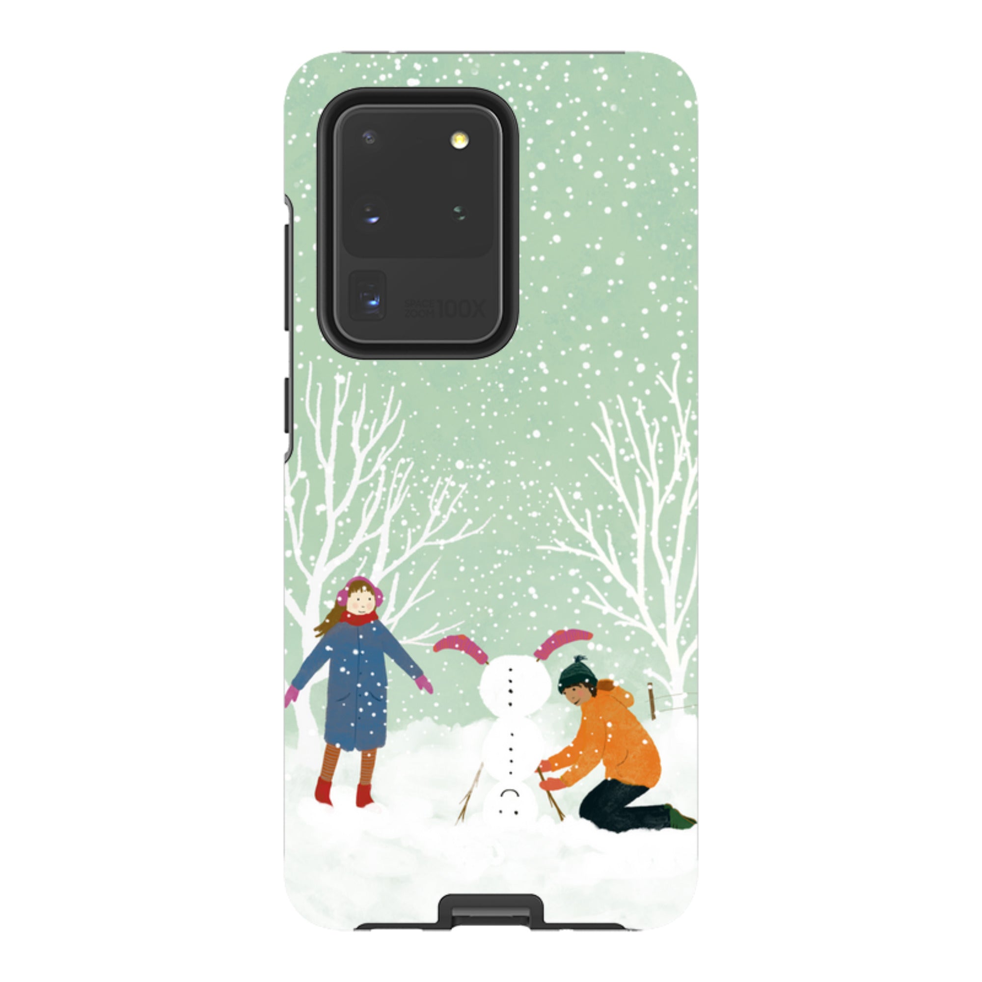 Samsung Tough Case - Snowball Building By Katherine Quinn