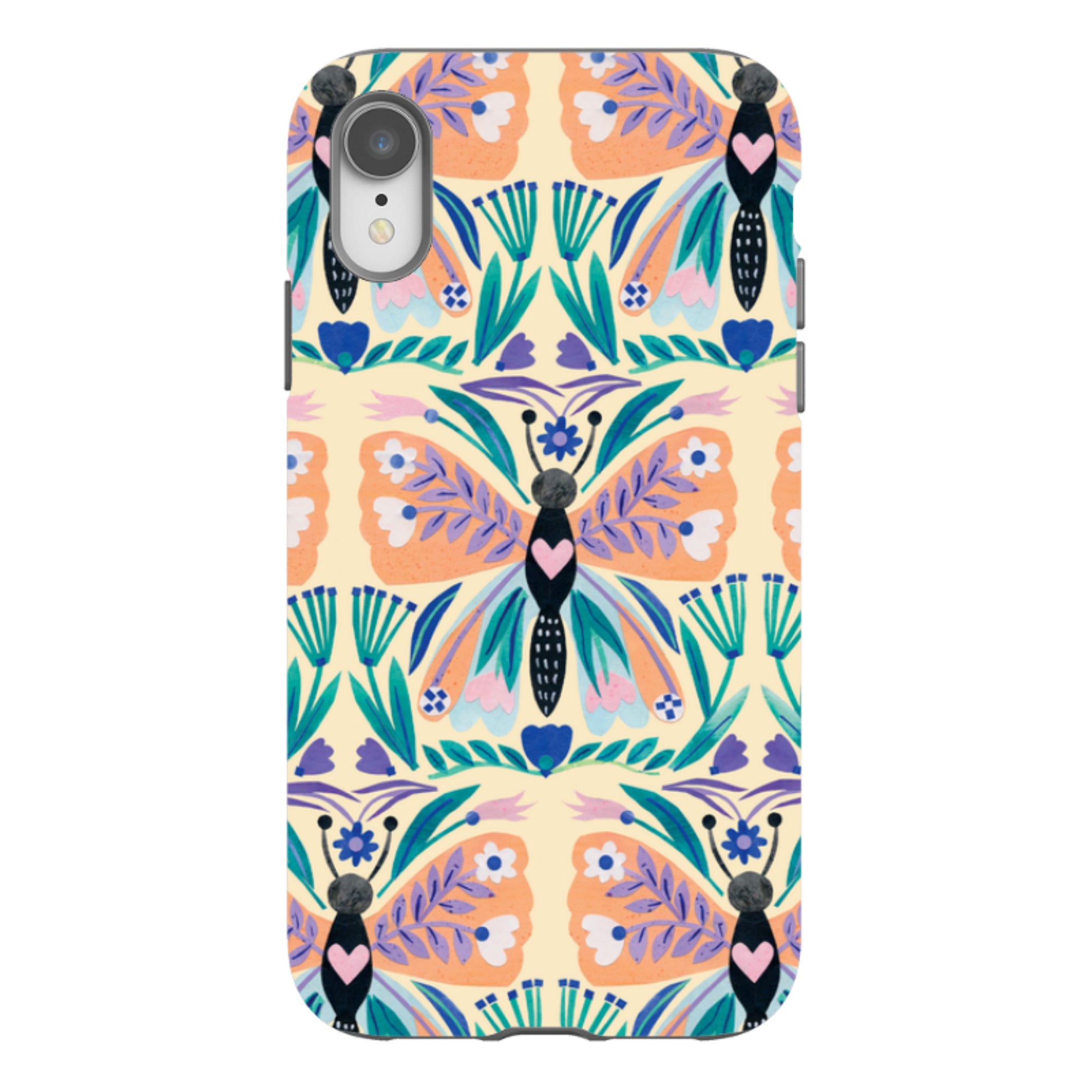 iPhone Tough Case - All Over Butterfly By Tracey English
