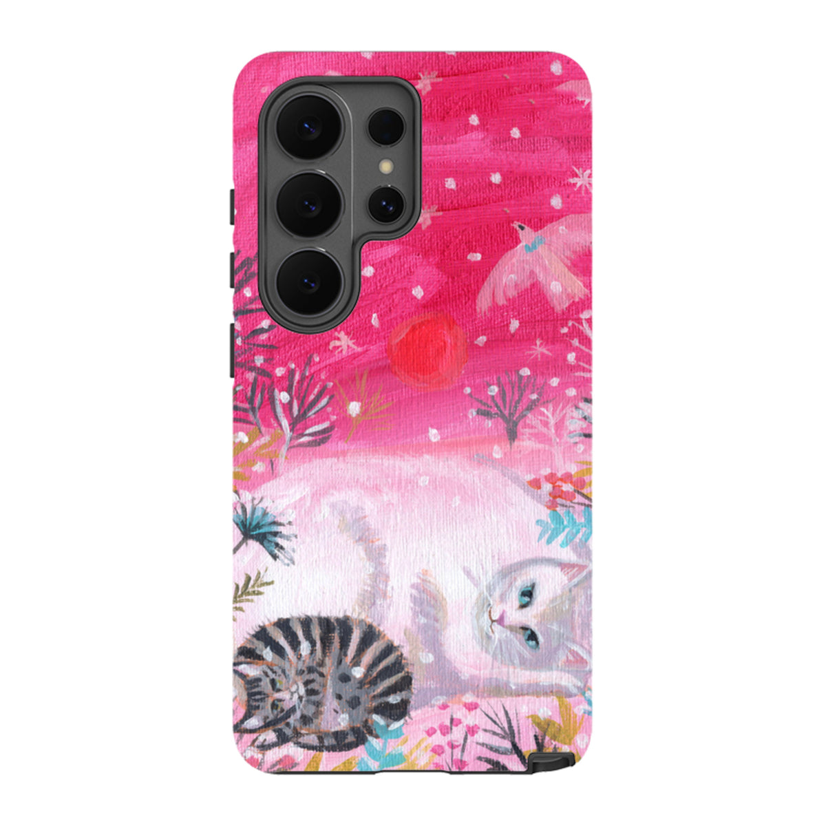 Samsung Tough Case - Christmas Cats By Mary Stubberfield