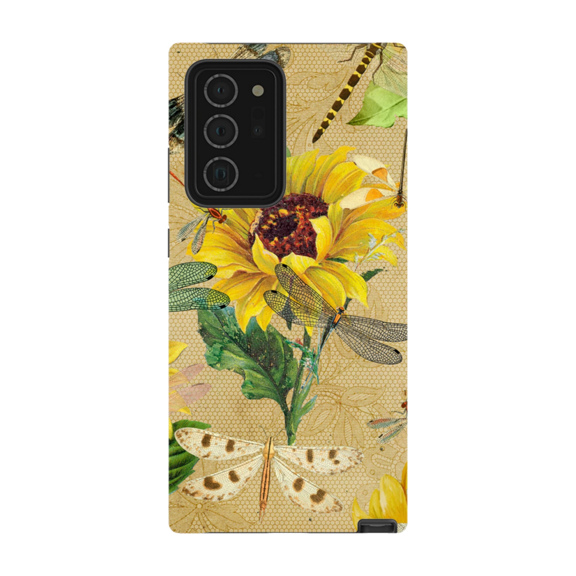 Samsung Tough Case - Dragonflies And Sunflowers