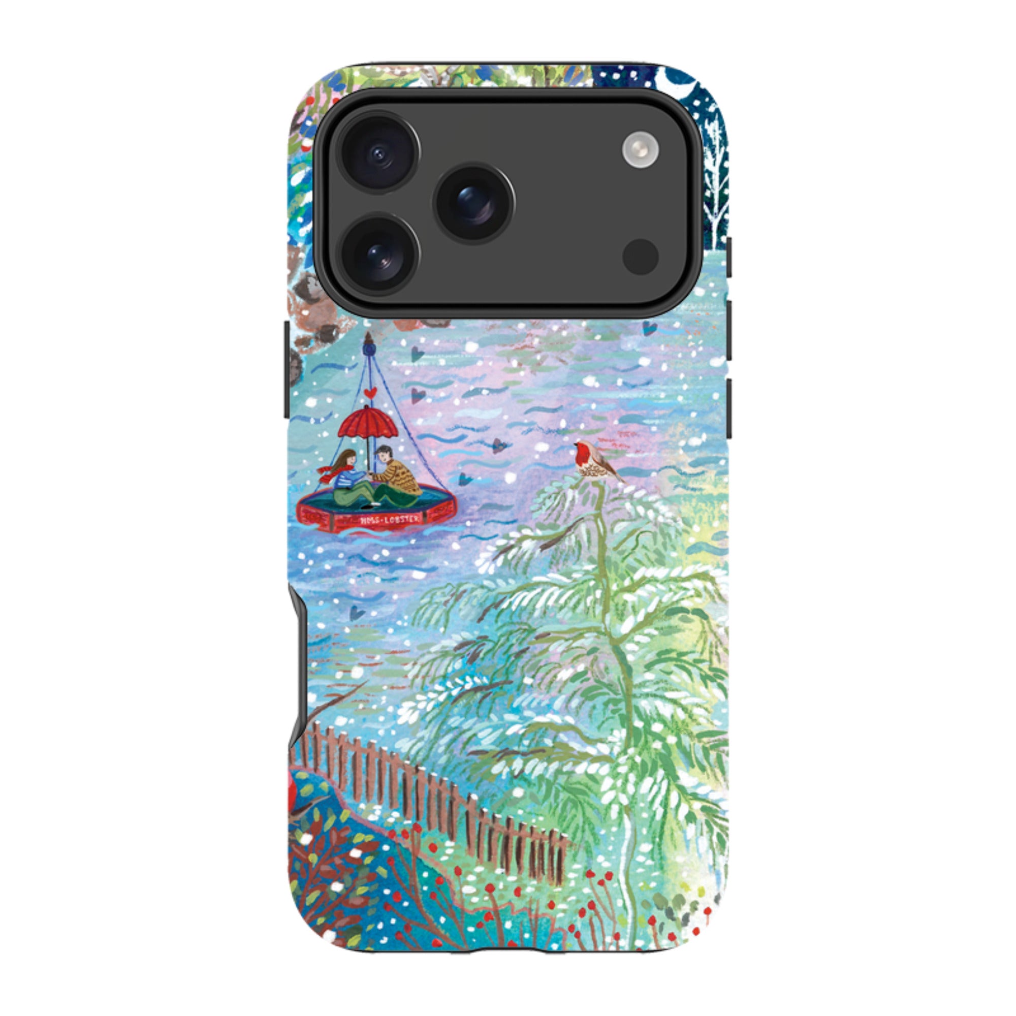 iPhone MagSafe Tough Case - A Wee Winter Harbour By Emma Frances Grant