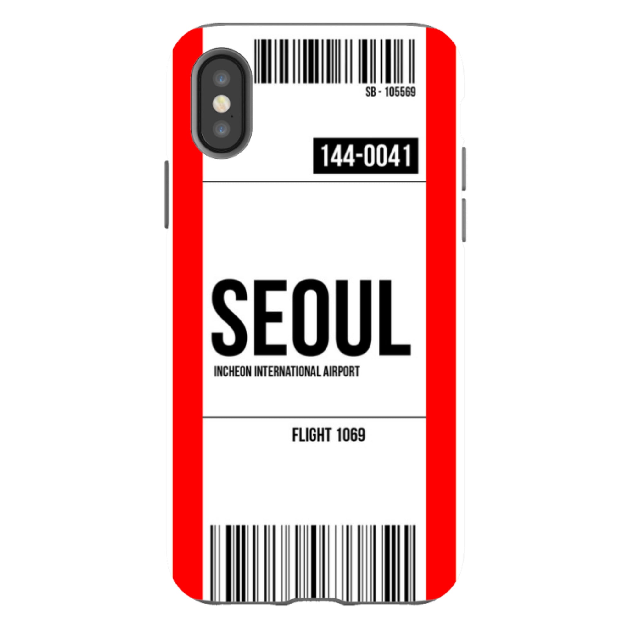 iPhone Tough Case - Seoul Red