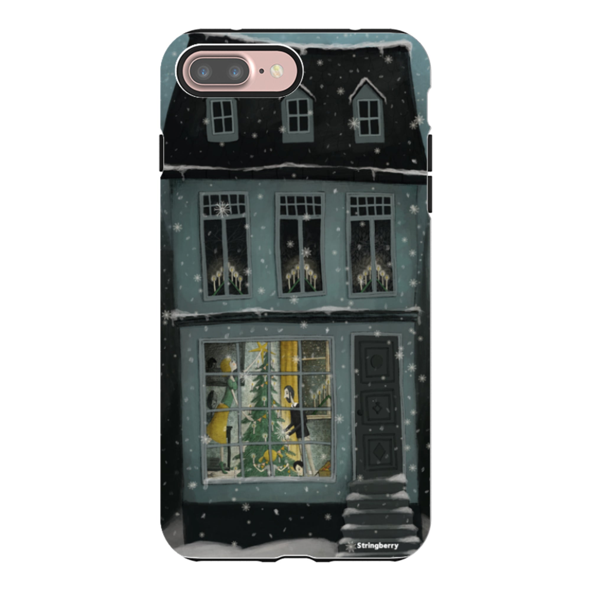 iPhone Tough Case - Christmas House By Maja Lindberg