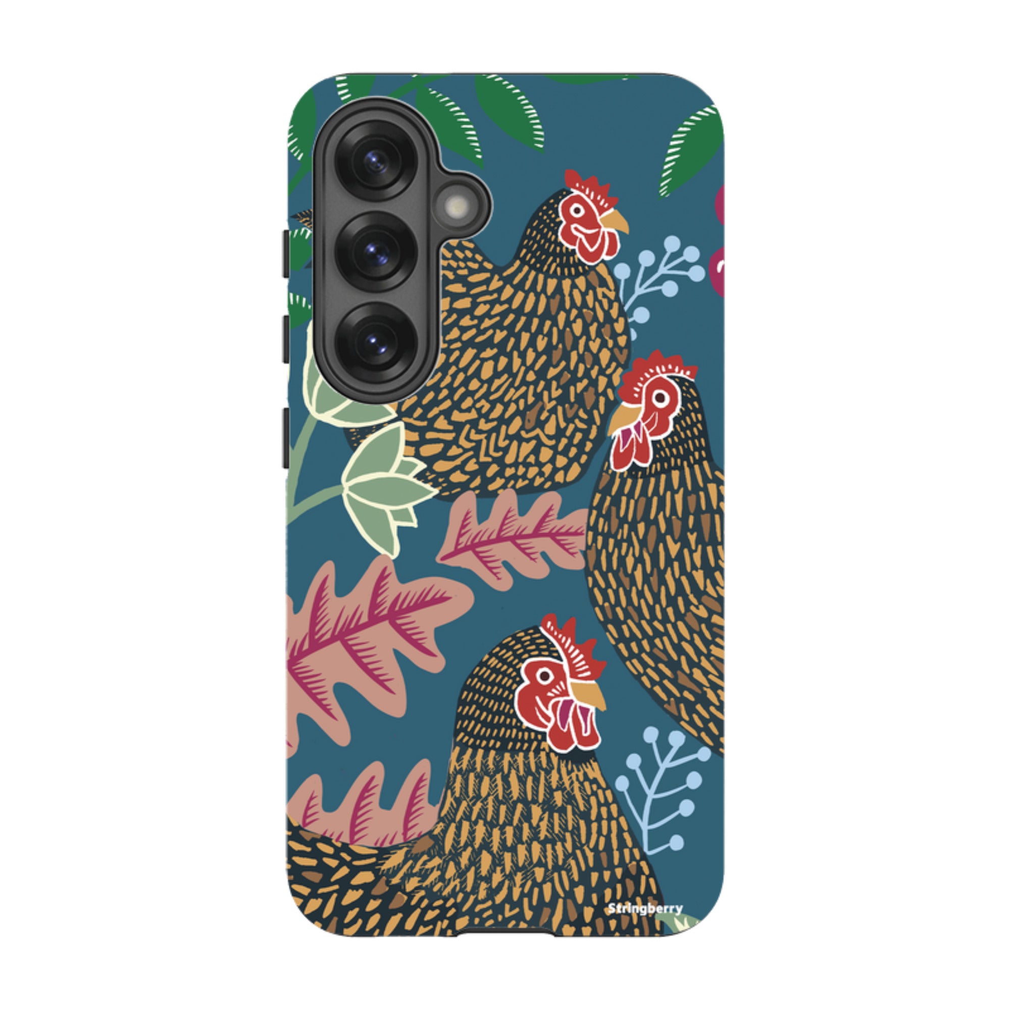 Samsung Tough Case - Three French Hens By Kate Heiss