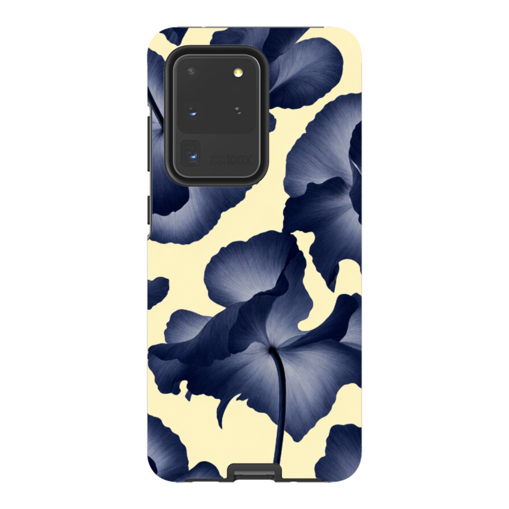 Samsung Tough Case - Navy Blue Poppy