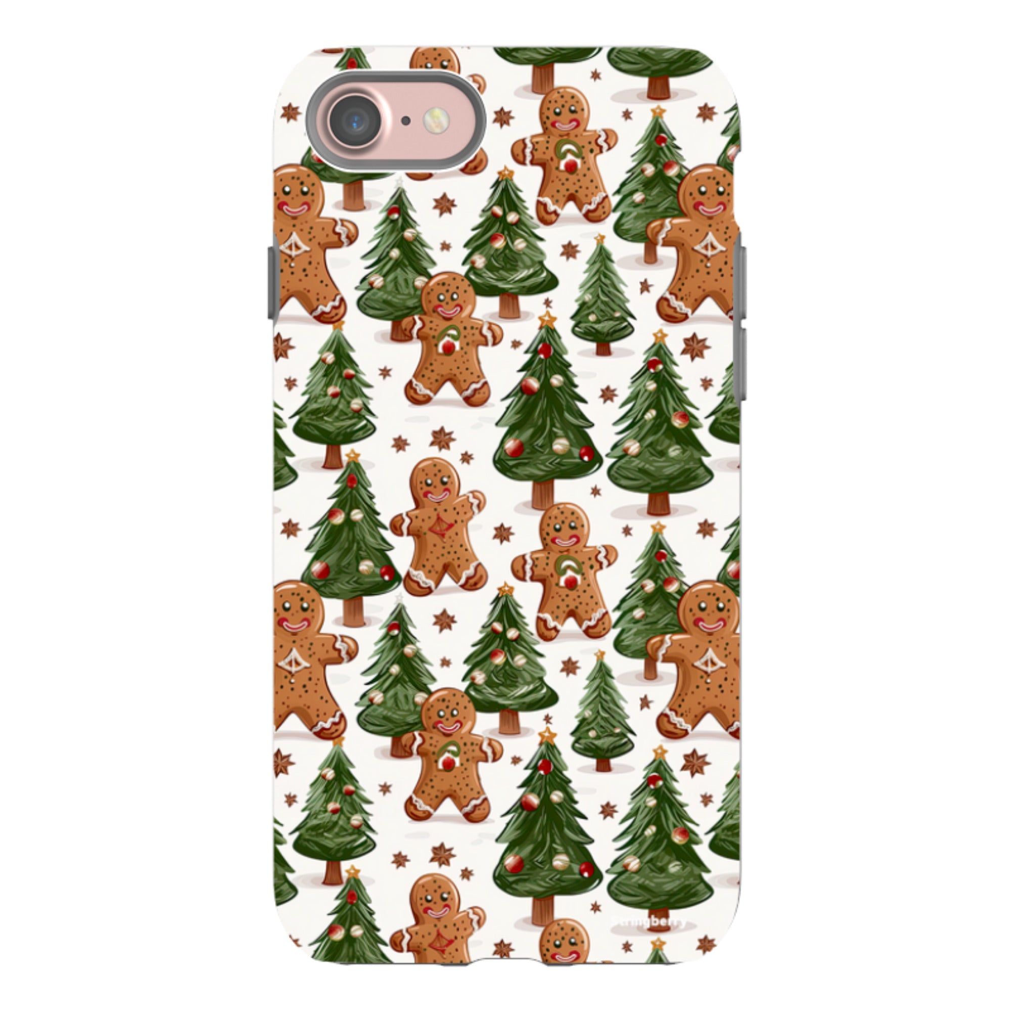 iPhone Tough Case - Ginger Bread Xmas III