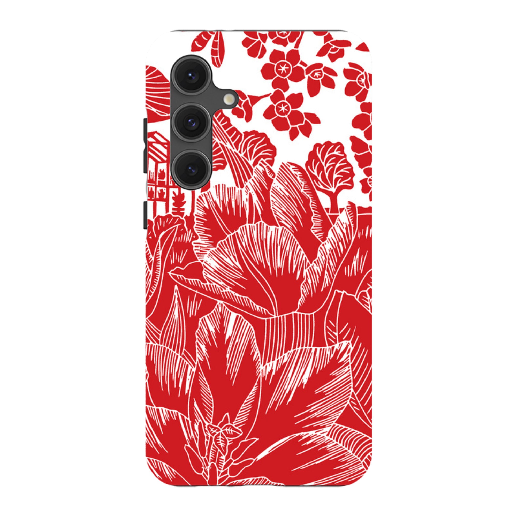Samsung Tough Case - Tulip Silhouette By Kate Heiss