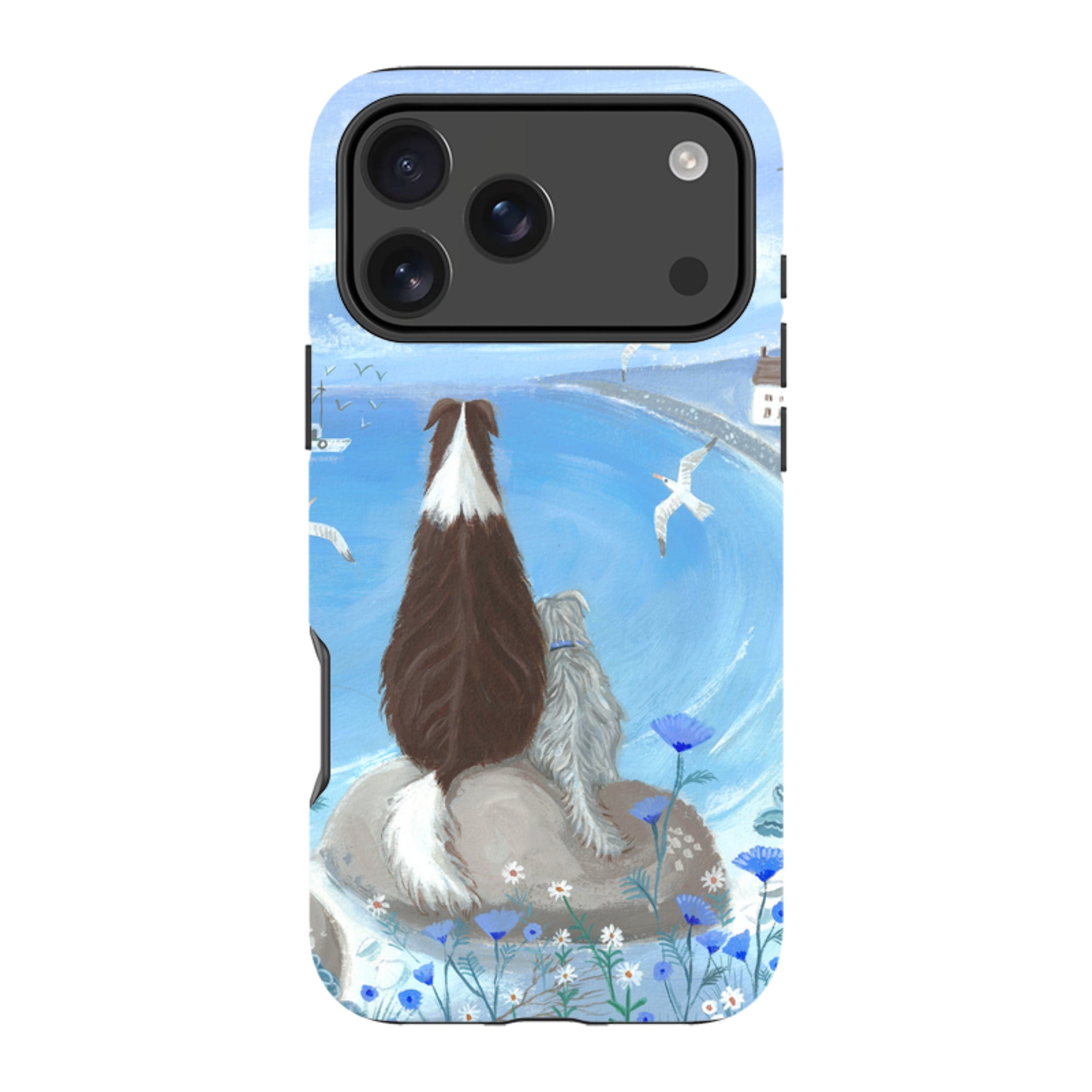 iPhone Tough Case - Beach Dog By Mary Stubberfield