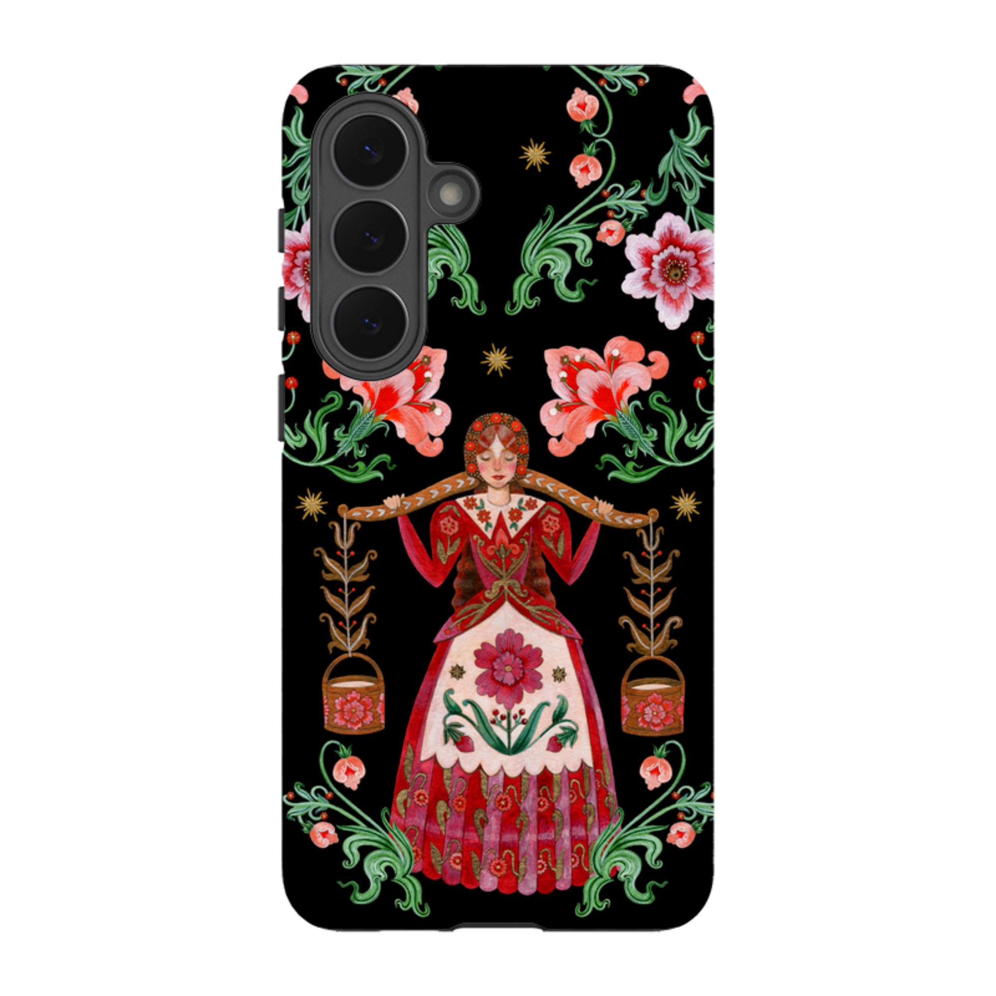 Samsung Tough  Case - Eight Maids A Milking By Maria Matos