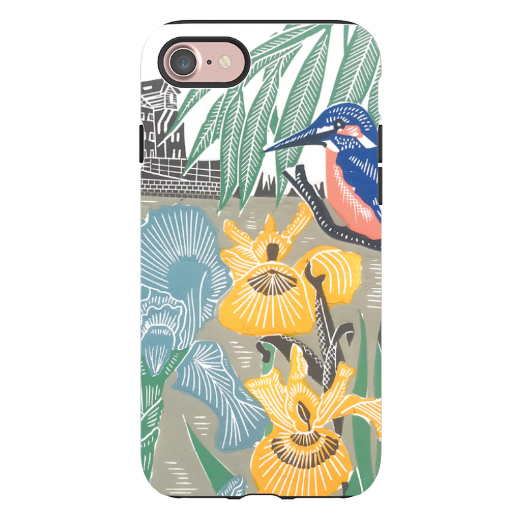 iPhone Tough Case - Kingfisher At The Mill By Kate Heiss
