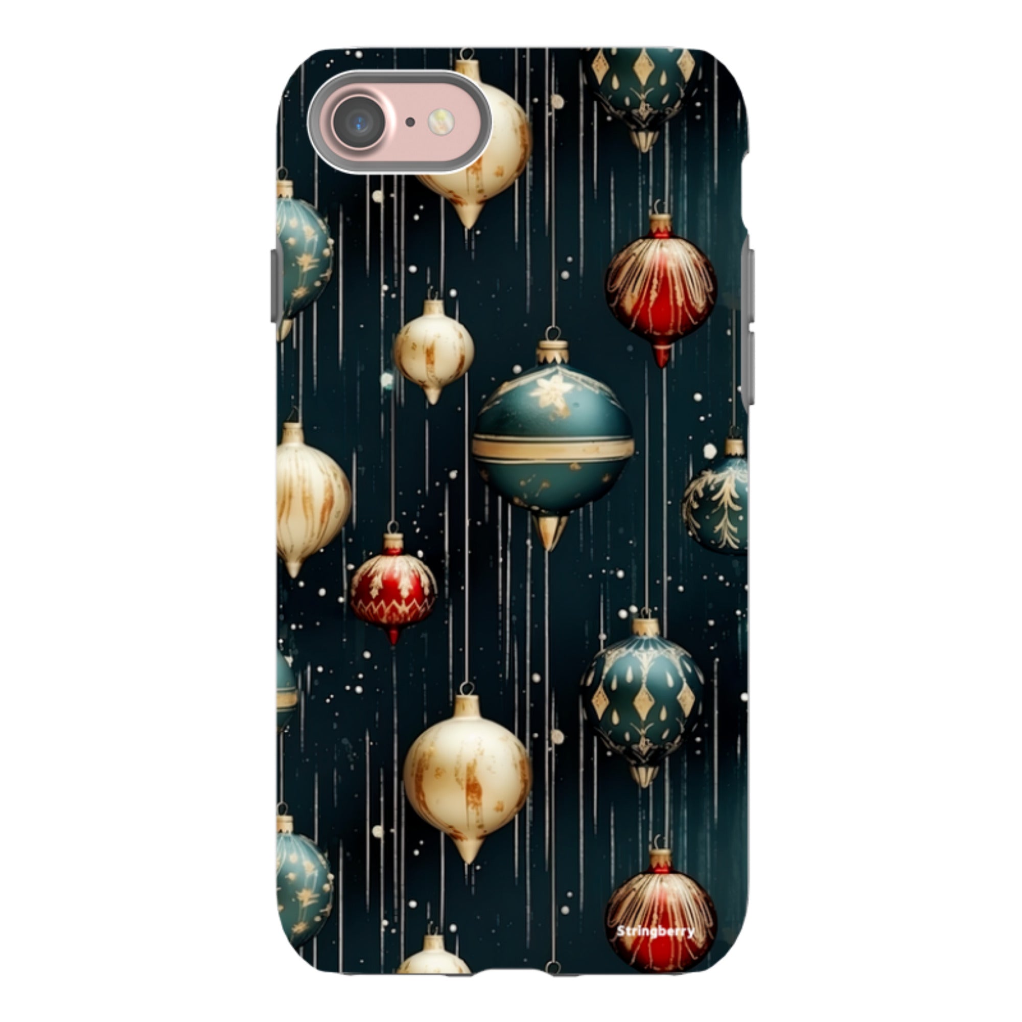 iPhone Tough Case - Christmas Baubles