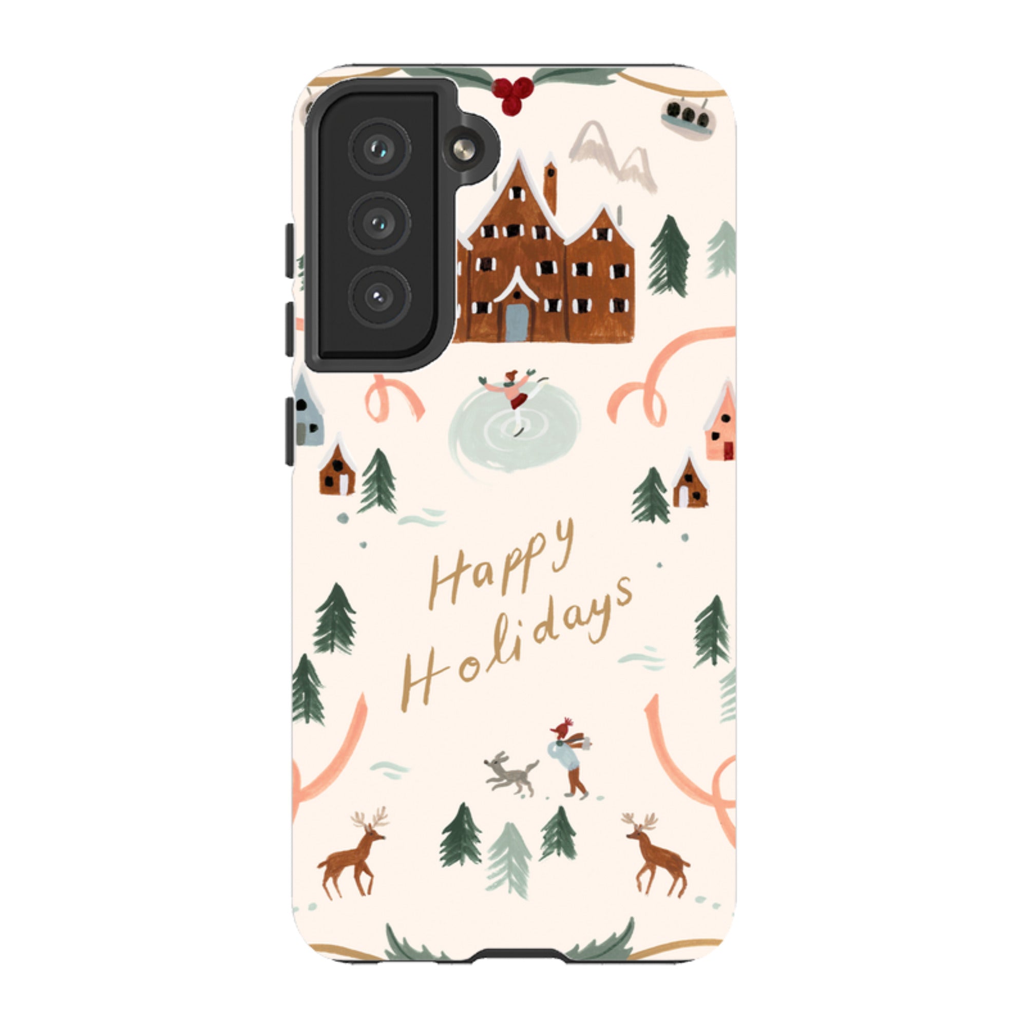 Samsung Tough Case - Happy Holidays By Bex Parkin